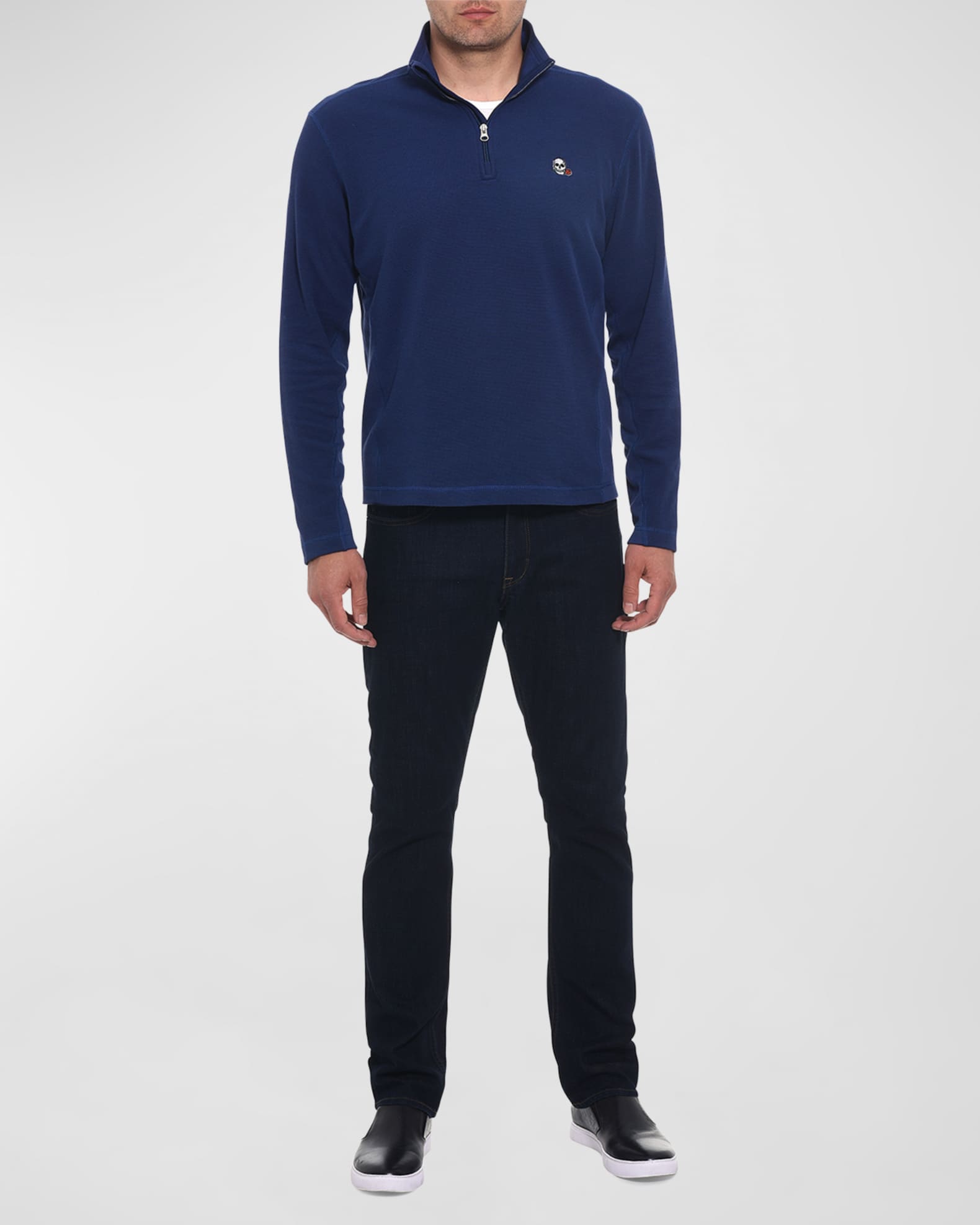 Hommes Tricoté Haut Basique Bas Chemise Pull Solide Tricot Décontracté
