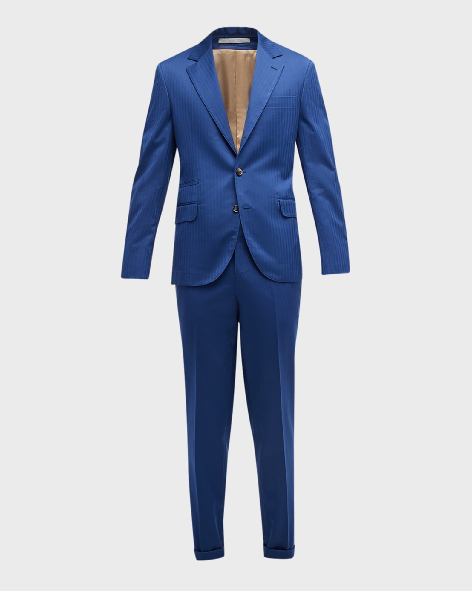 Men’s Cotton Chevron Solaro 2-Piece Suit 0