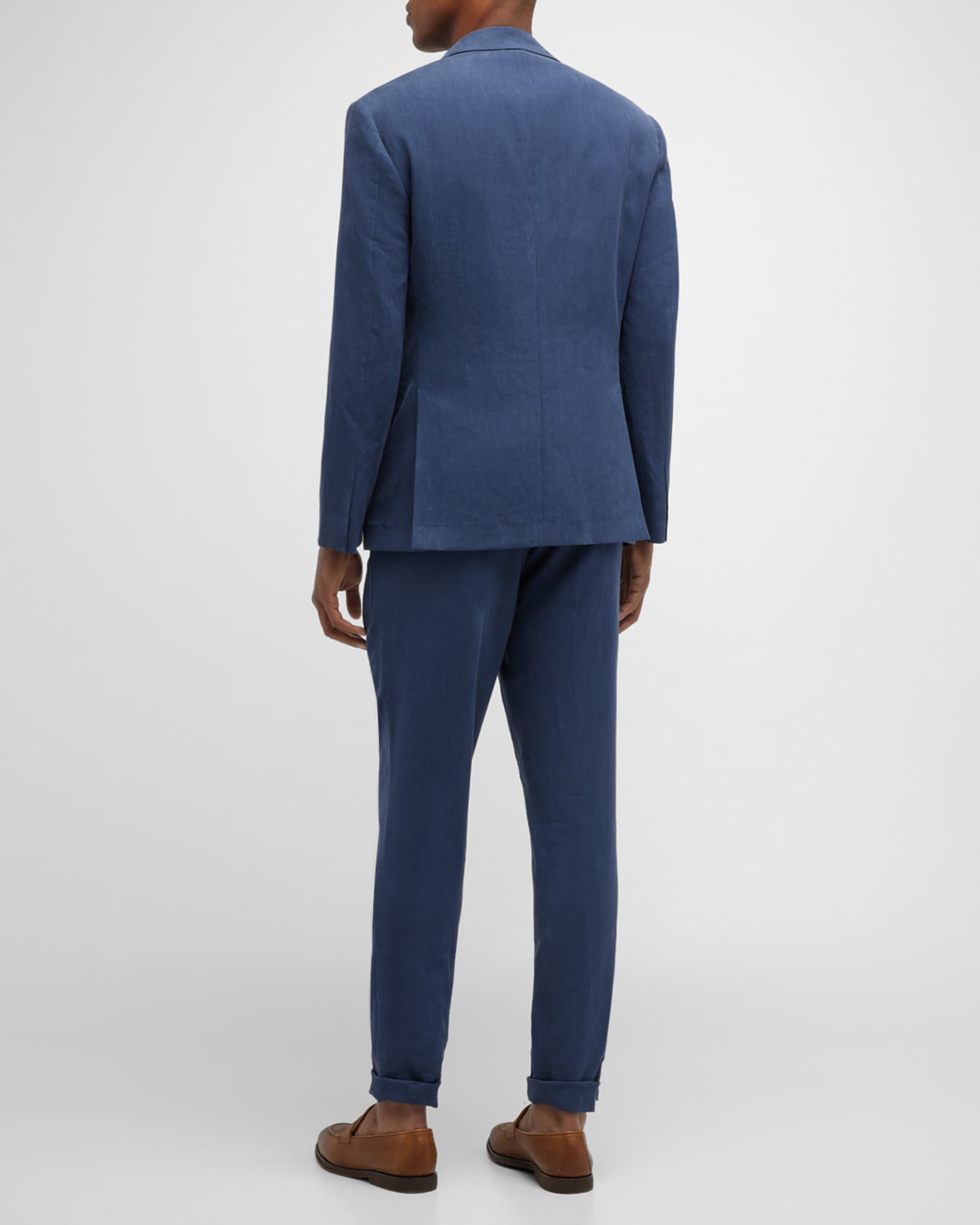 Brunello Cucinelli Men's Solid Linen Suit | Neiman Marcus