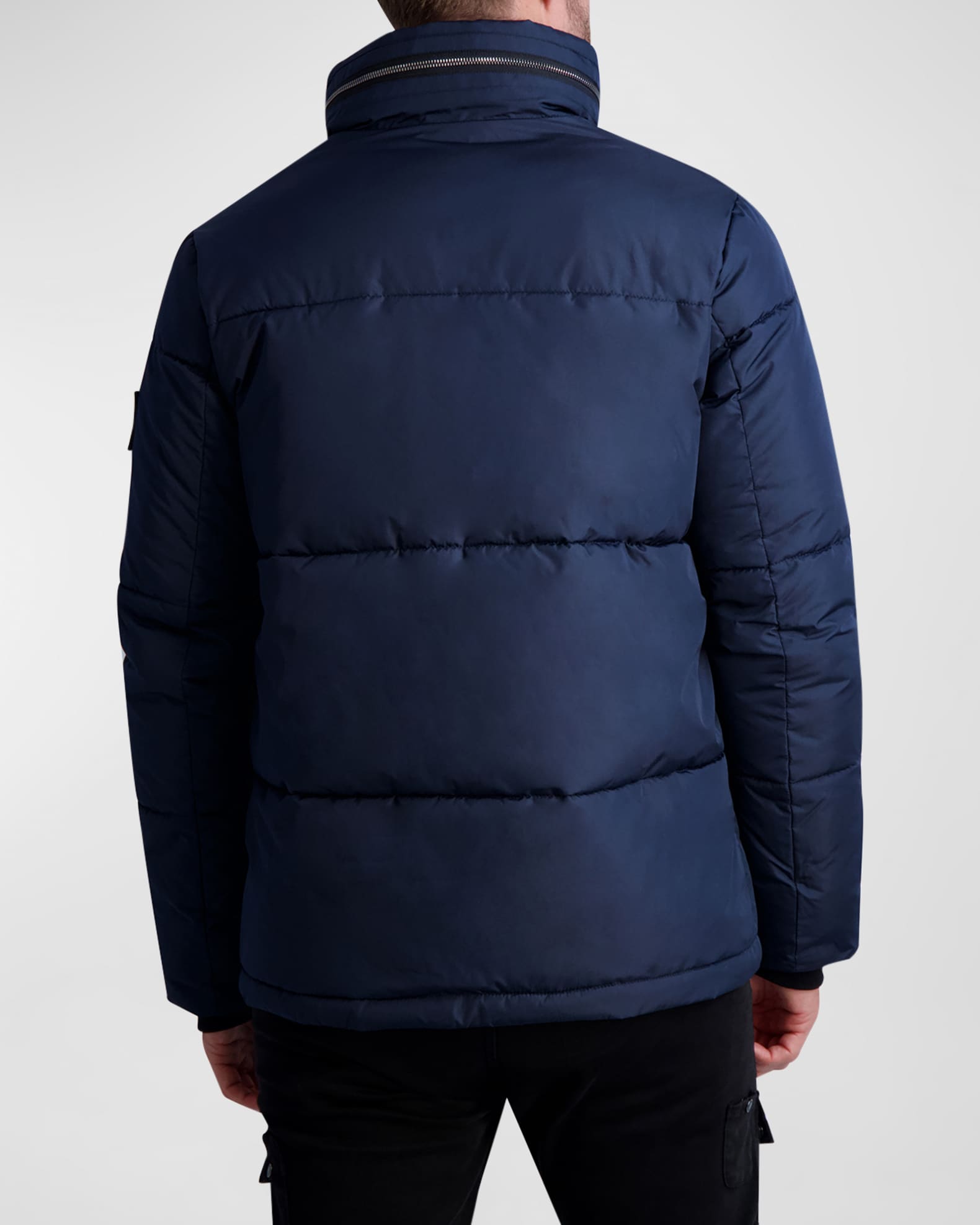 Mens jacket with hidden hood best sale
