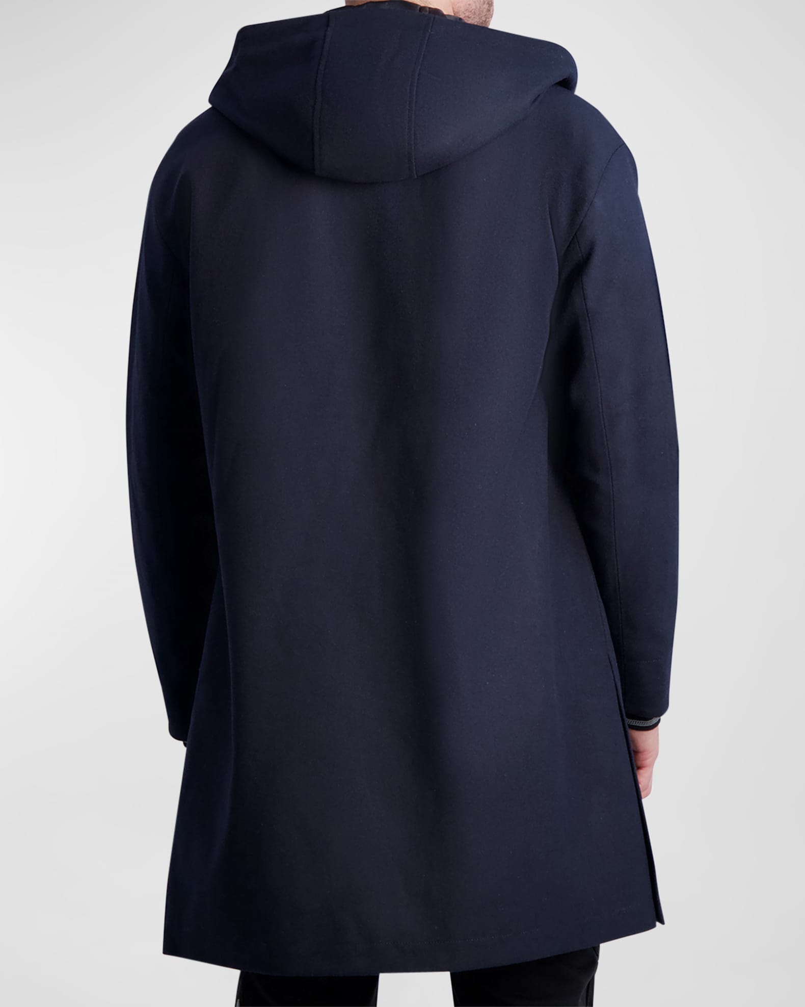 Vintage London Fog Wool Blend Hooded Jacket - L