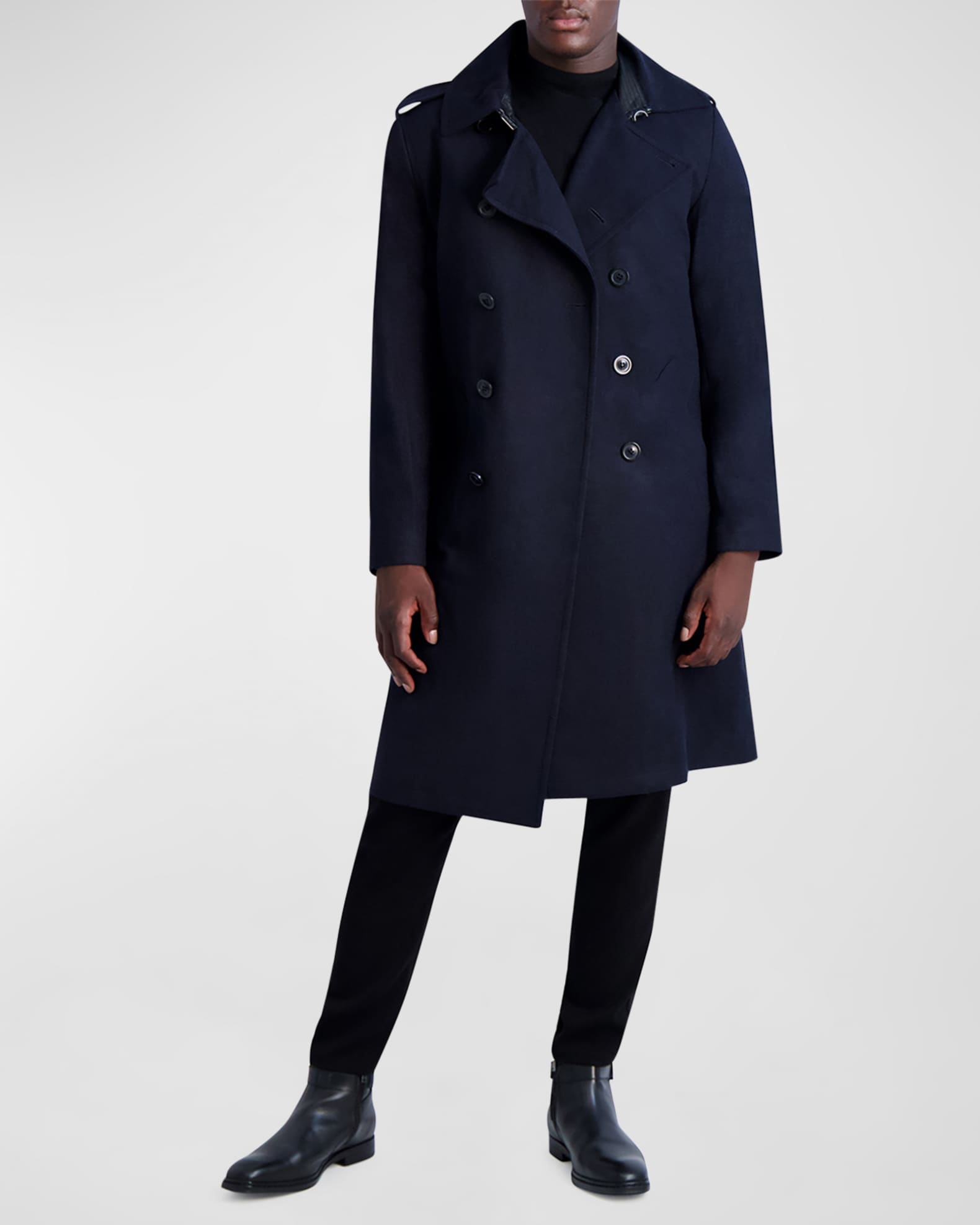 Men s Wool Trench Coat