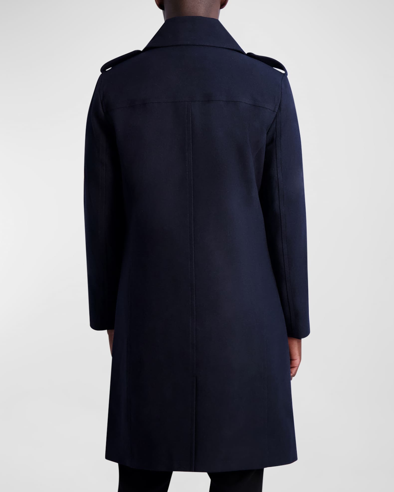 Karl Lagerfeld Paris Men s Wool Trench Coat Neiman Marcus