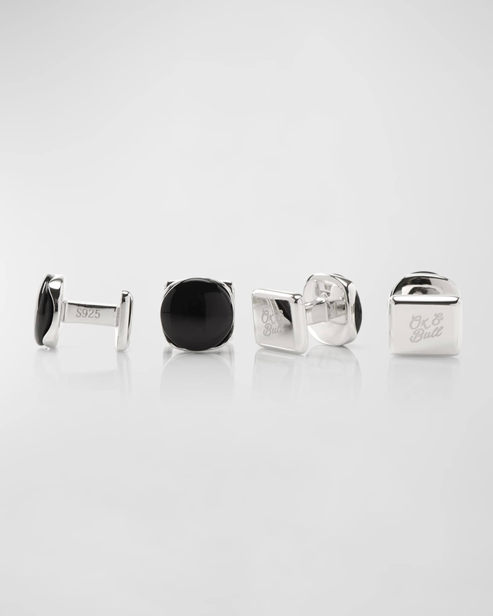 Men's Black Onyx Shirt Studs 1