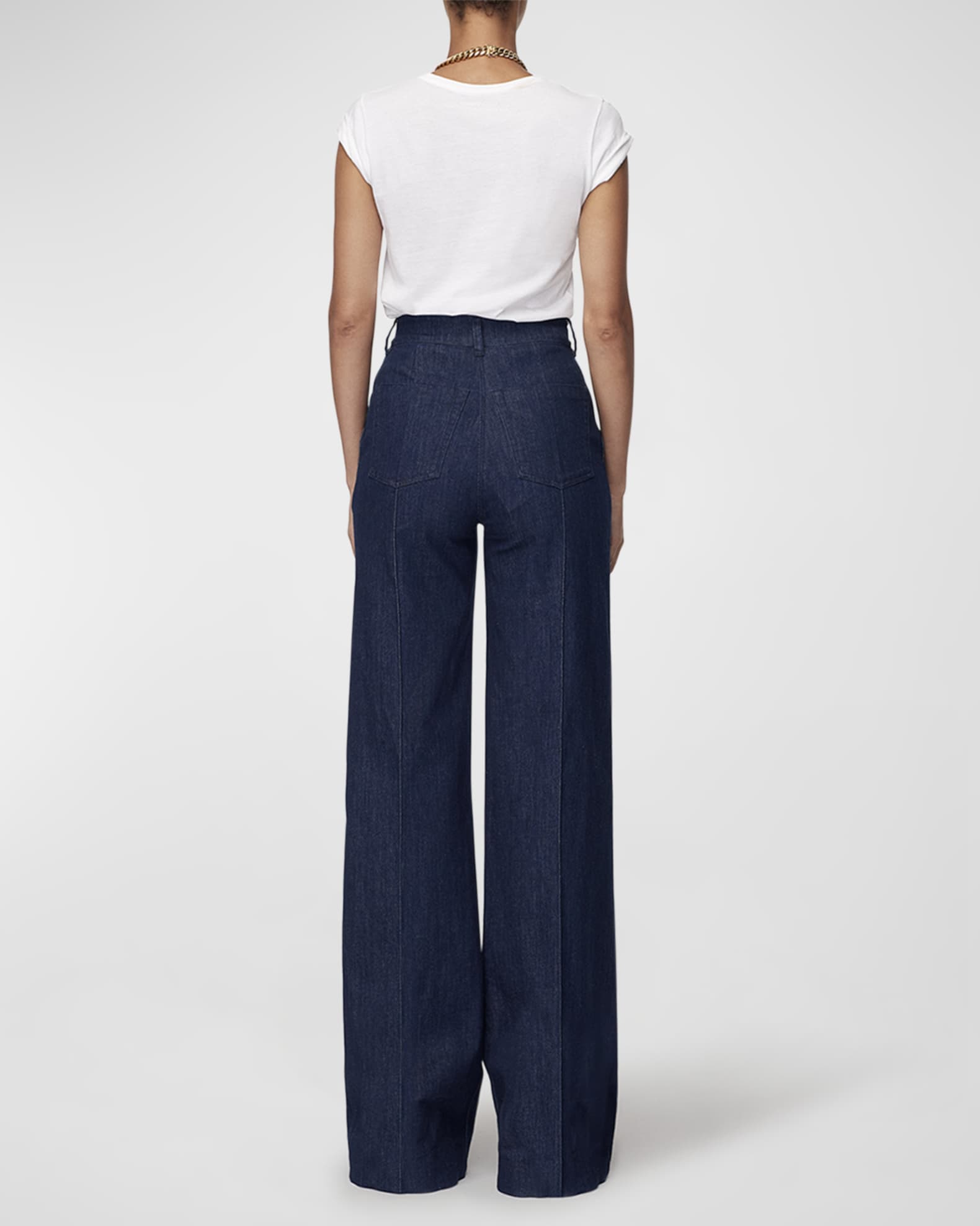 High Waisted Denim Trouser – Another Tomorrow