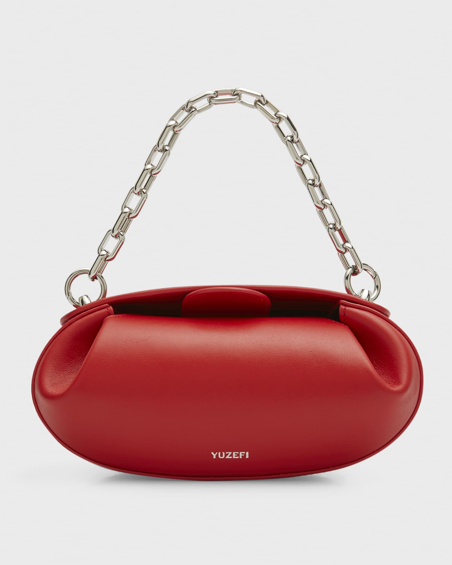 Yuzefi Dinner Roll Leather Shoulder Bag Neiman Marcus