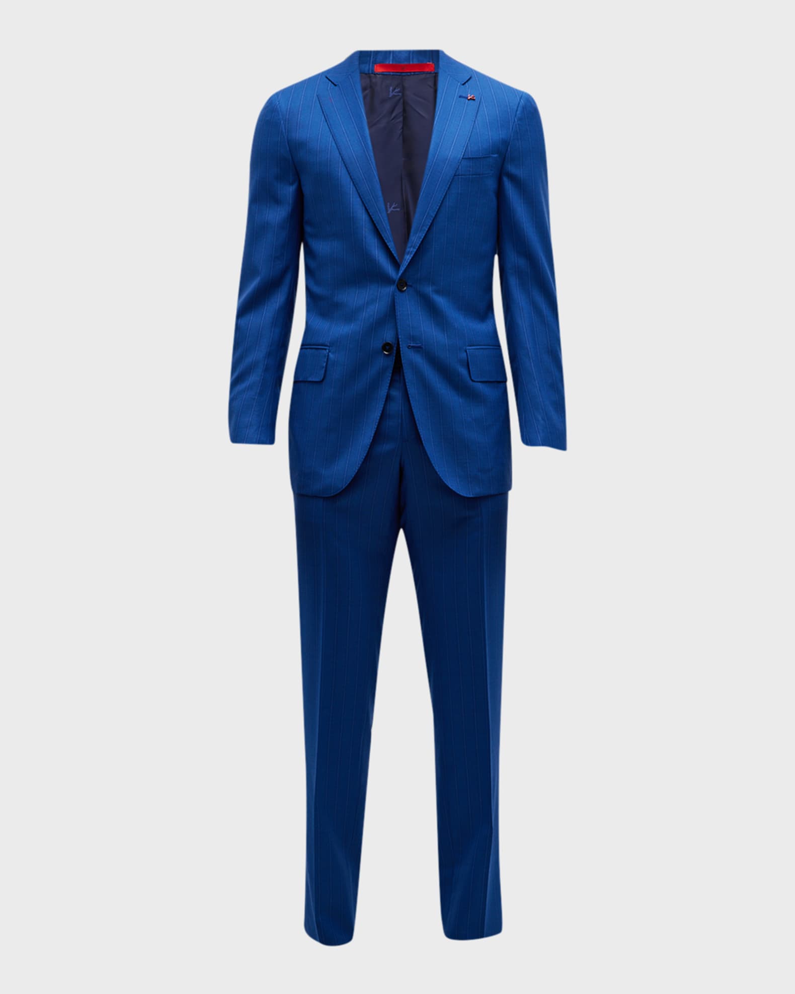 Isaia Men's Striped Wool Suit