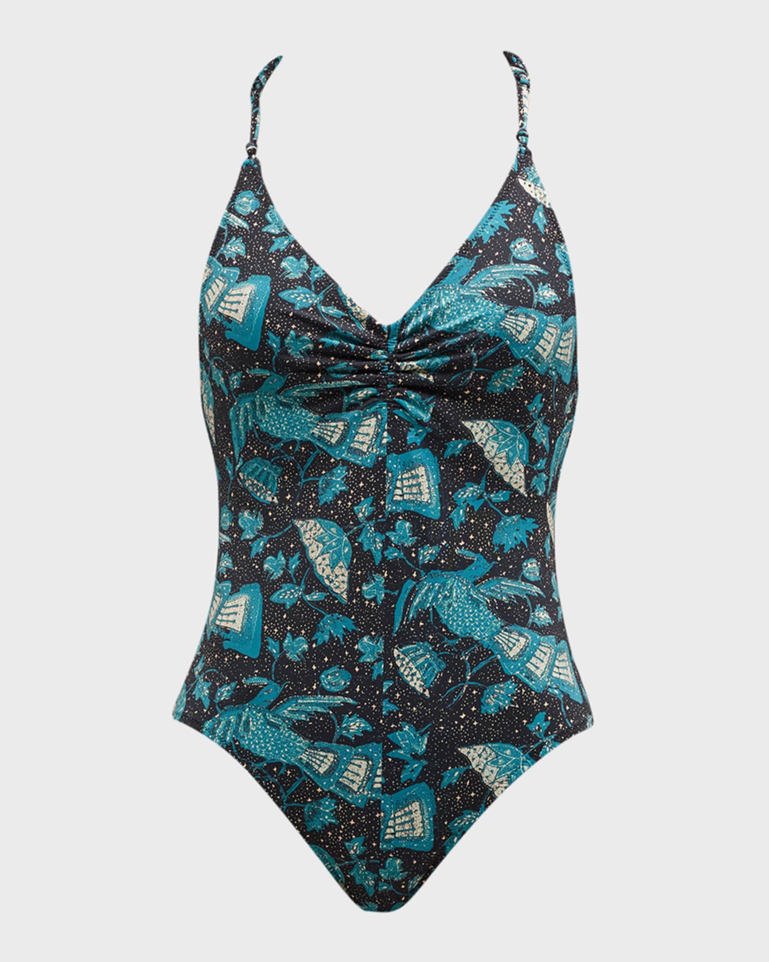 Ulla Johnson Madeira Maillot One-Piece Swimsuit | Neiman Marcus