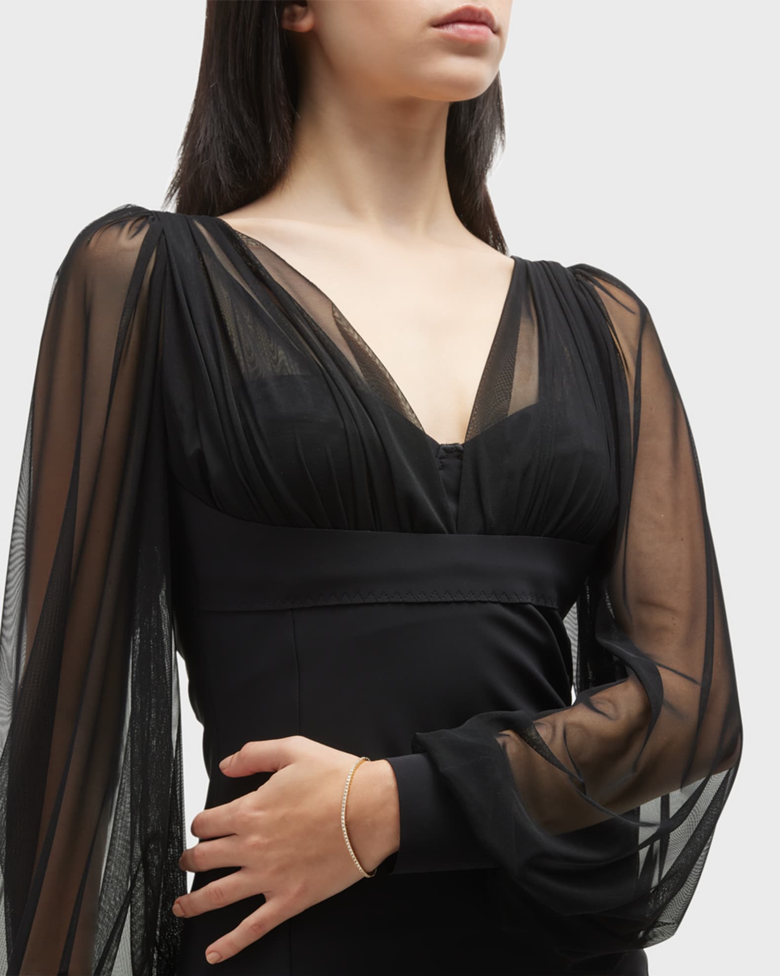 Neiman Marcus Lab Grown Diamonds 18k Yellow Gold Diamond Tennis