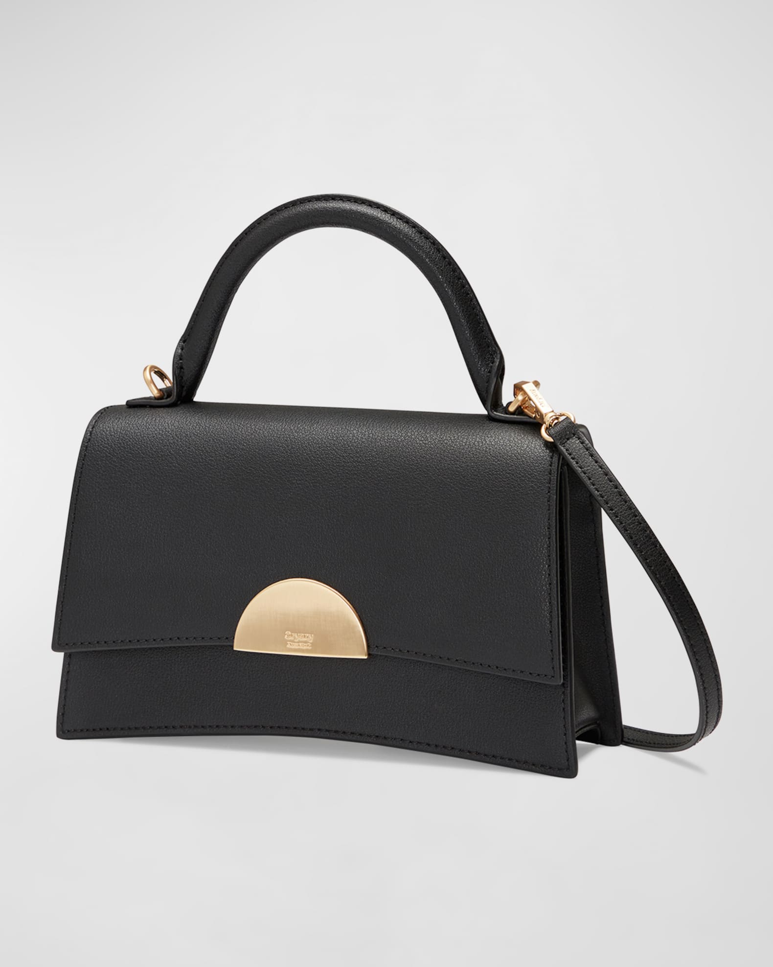 Oryany Milla Flap Leather TopHandle Bag Neiman Marcus