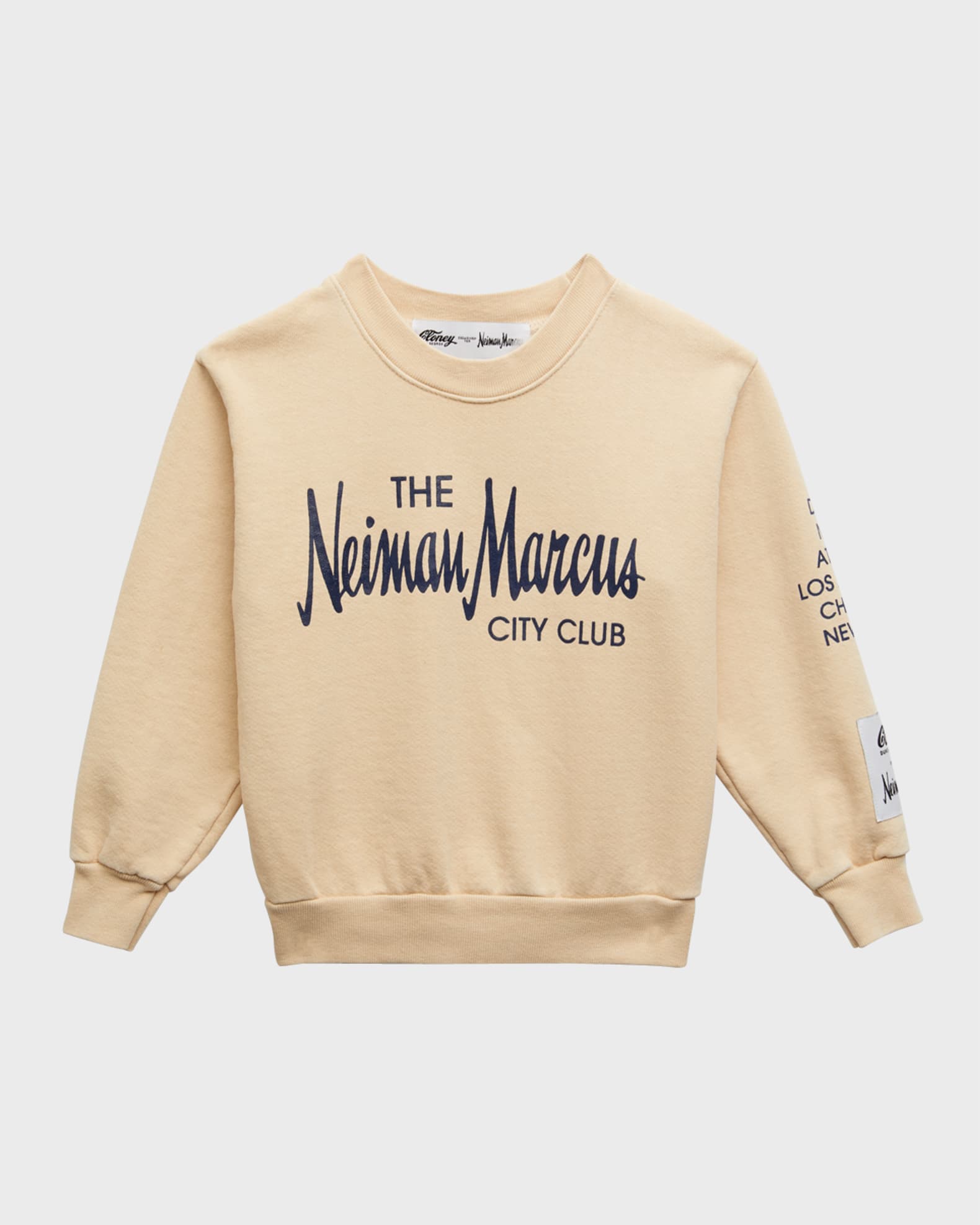 Neiman Marcus - Produced by Staple Men's Solid Crewneck Sweatshirt with  Logo Embroidery