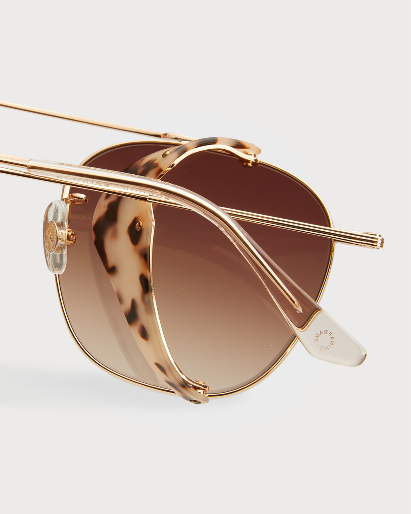 KREWE Men's Earhart Blinker Aviator Sunglasses Neiman Marcus