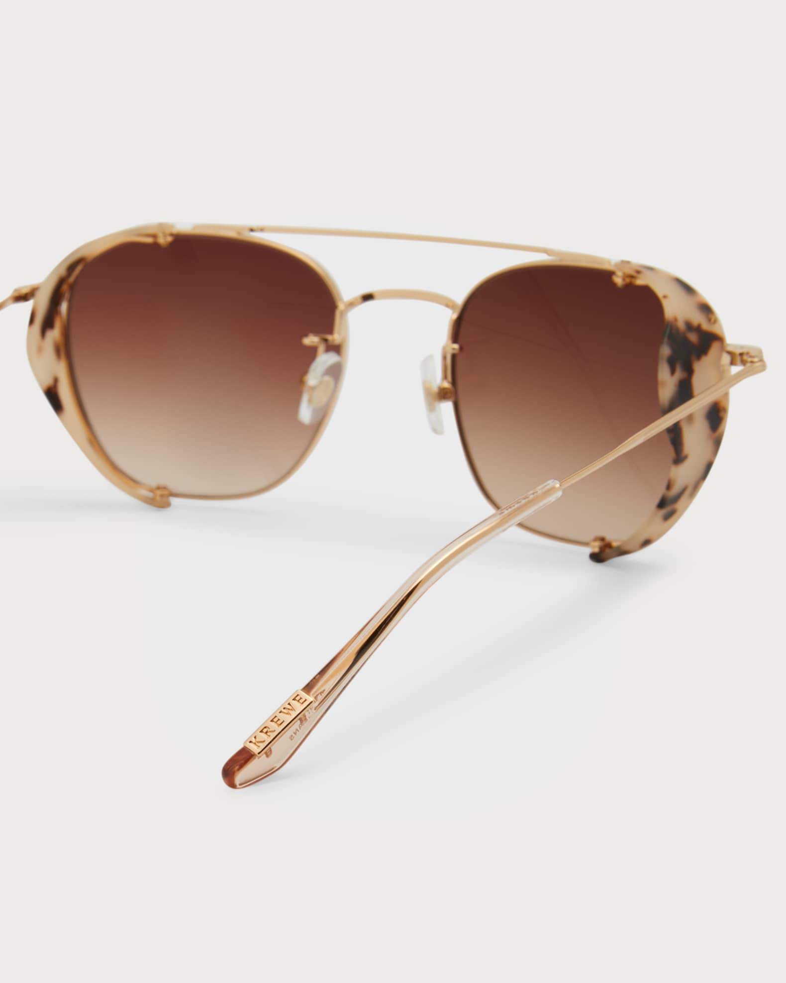 KREWE Men's Earhart Blinker Aviator Sunglasses Neiman Marcus