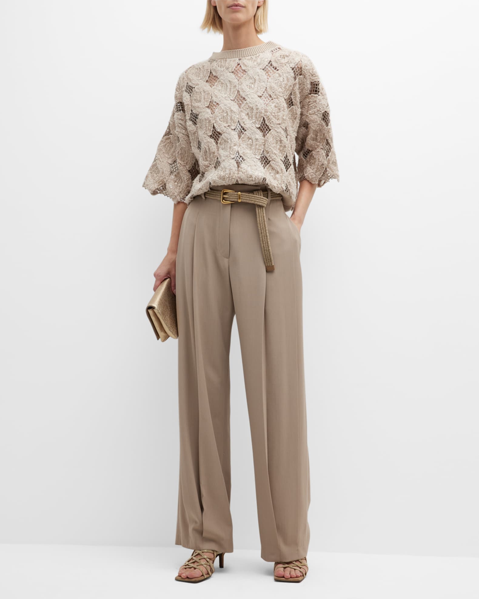 Brunello Cucinelli Monili
Decoration Crewneck Knit main image 1