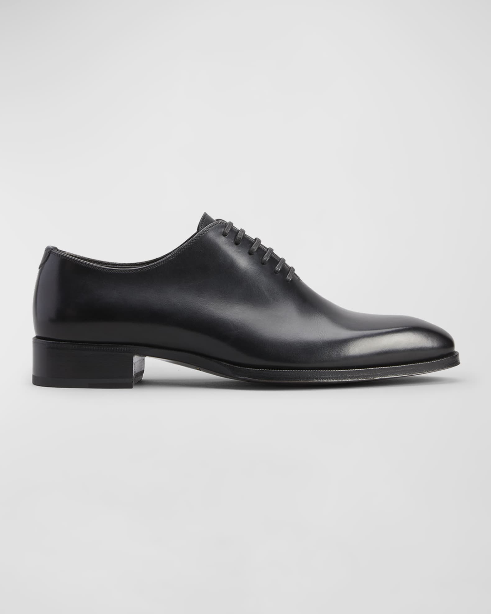 Men s Elkan Burnished Leather Oxfords