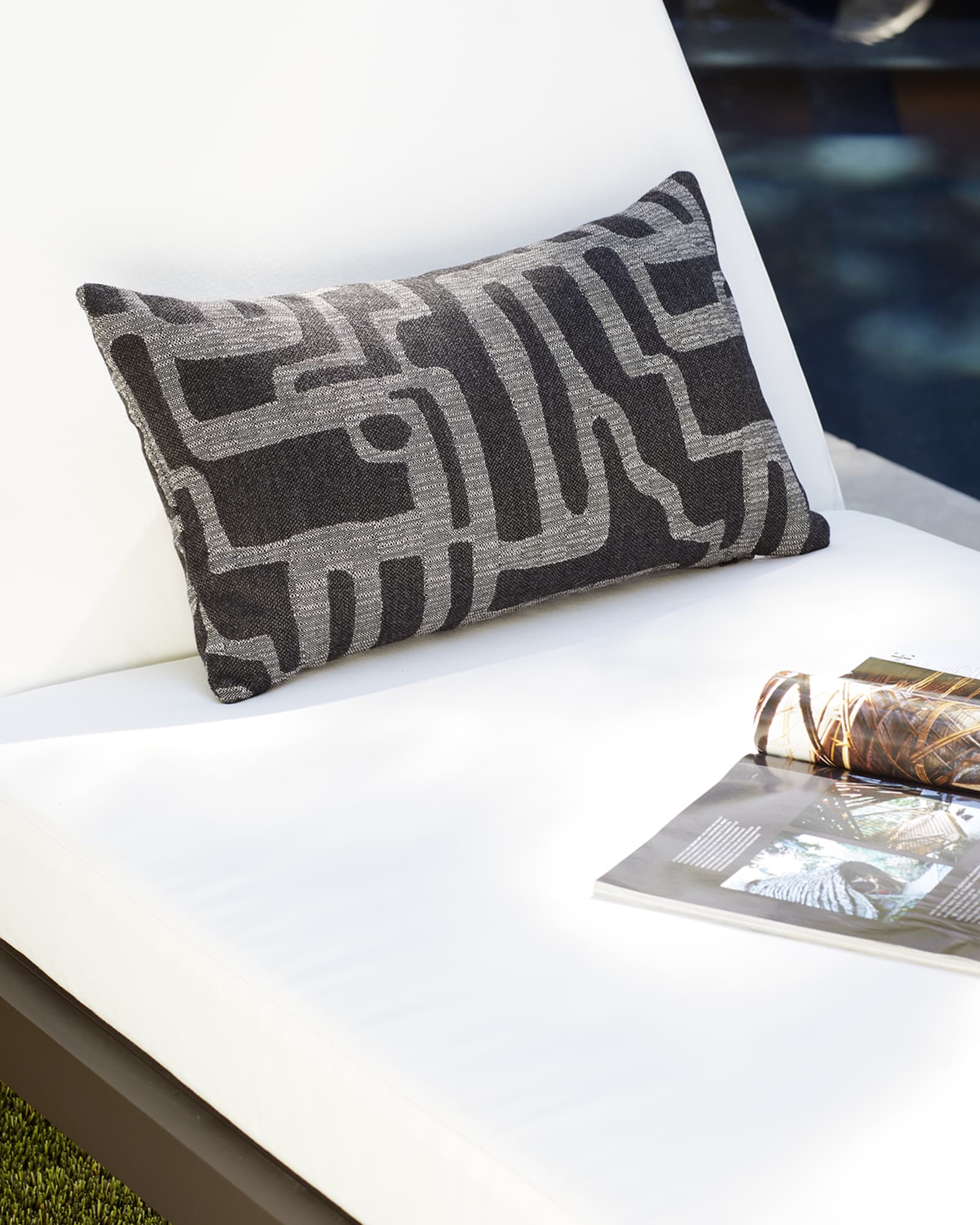 Elaine Smith Noble Outdoor Lumbar Pillow Neiman Marcus