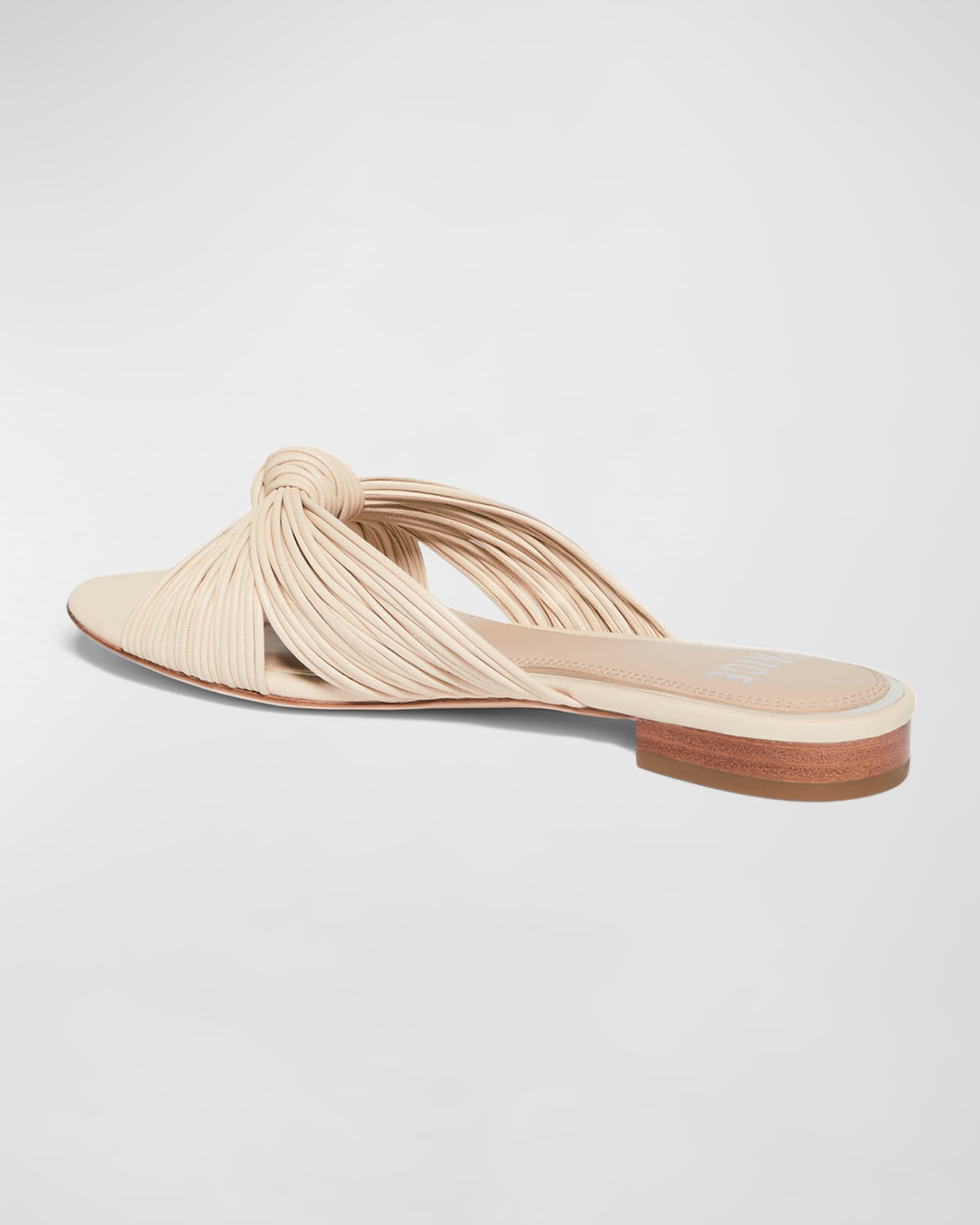 PAIGE Dany Knotted Strappy Flat Sandals Neiman Marcus