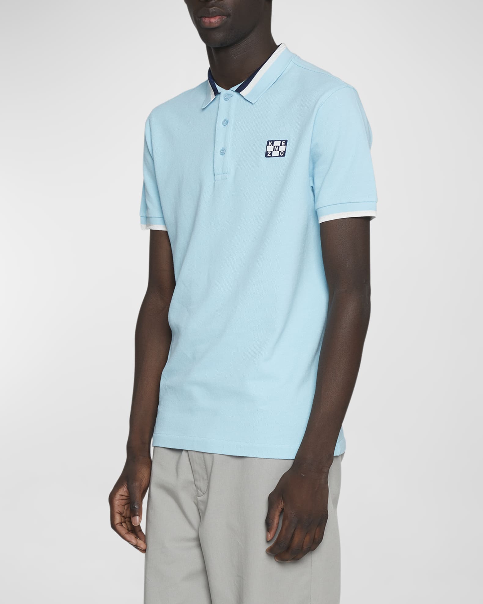 Kenzo - Man - Blue - Polo Shirt main image 0