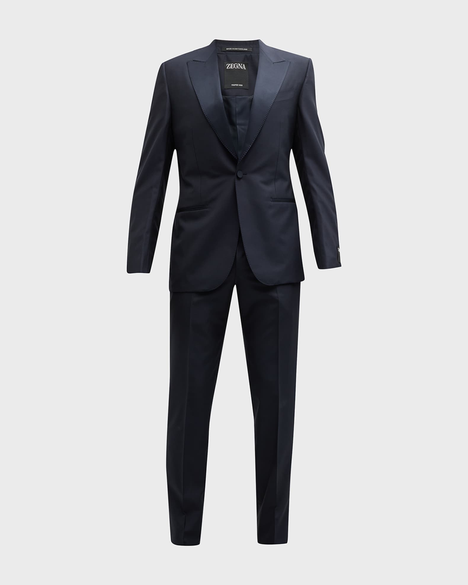 ZEGNA Men's Sartorial Wool and Silk Tuxedo | Neiman Marcus