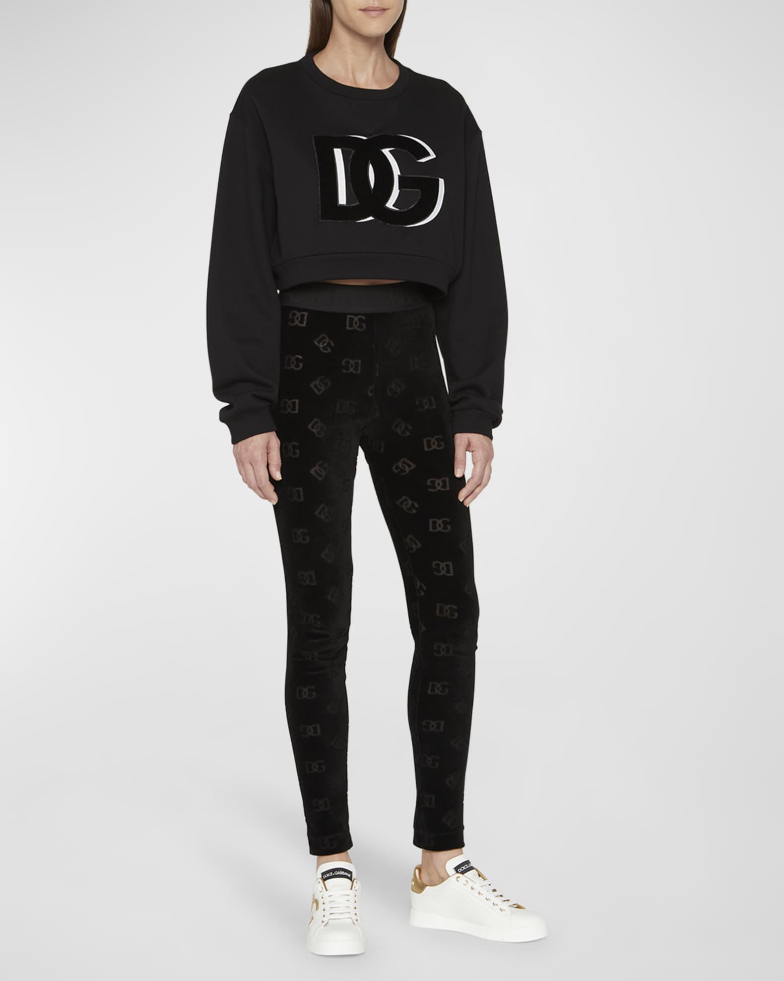 Dolce & Gabbana Monogram Patch Sweater