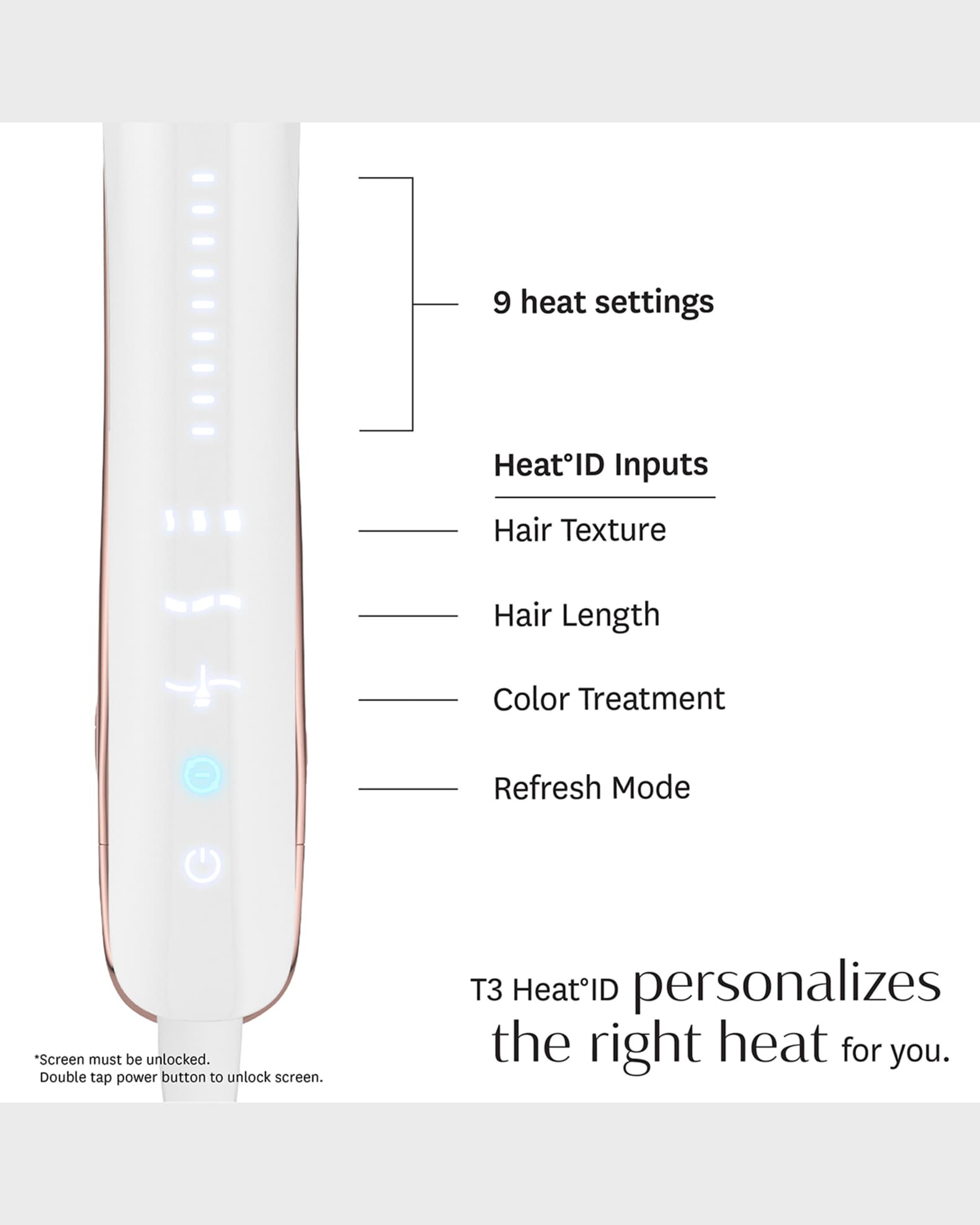Smooth ID 1" Smart Flat Iron with Touch Interface, Graphite 1