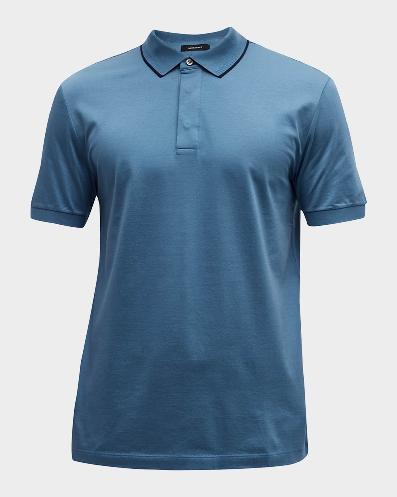 BOSS Men's Mercerized Cotton Polo Shirt Neiman Marcus