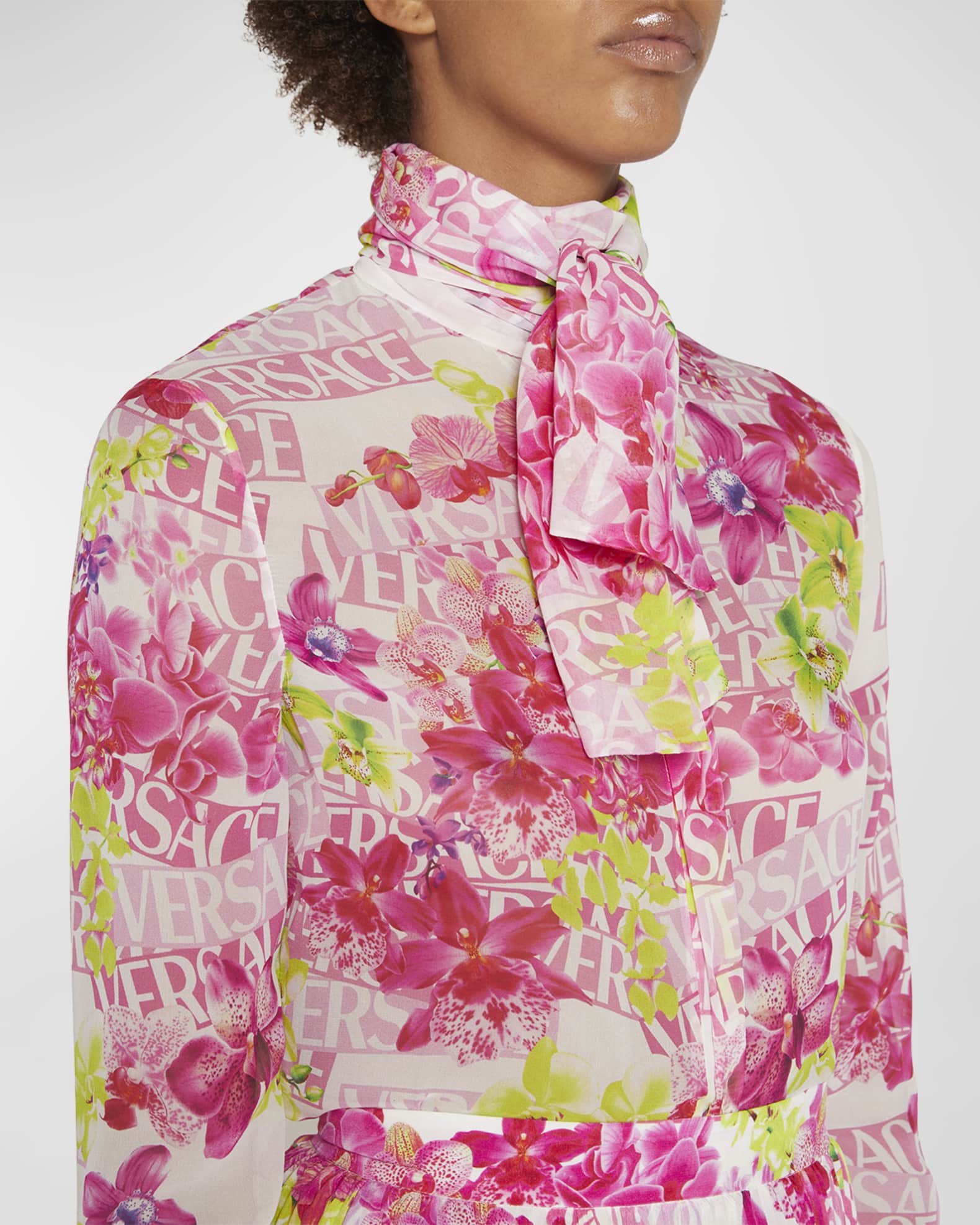 Ladies Star Orchid Periwinkle V-Neck Blouse
