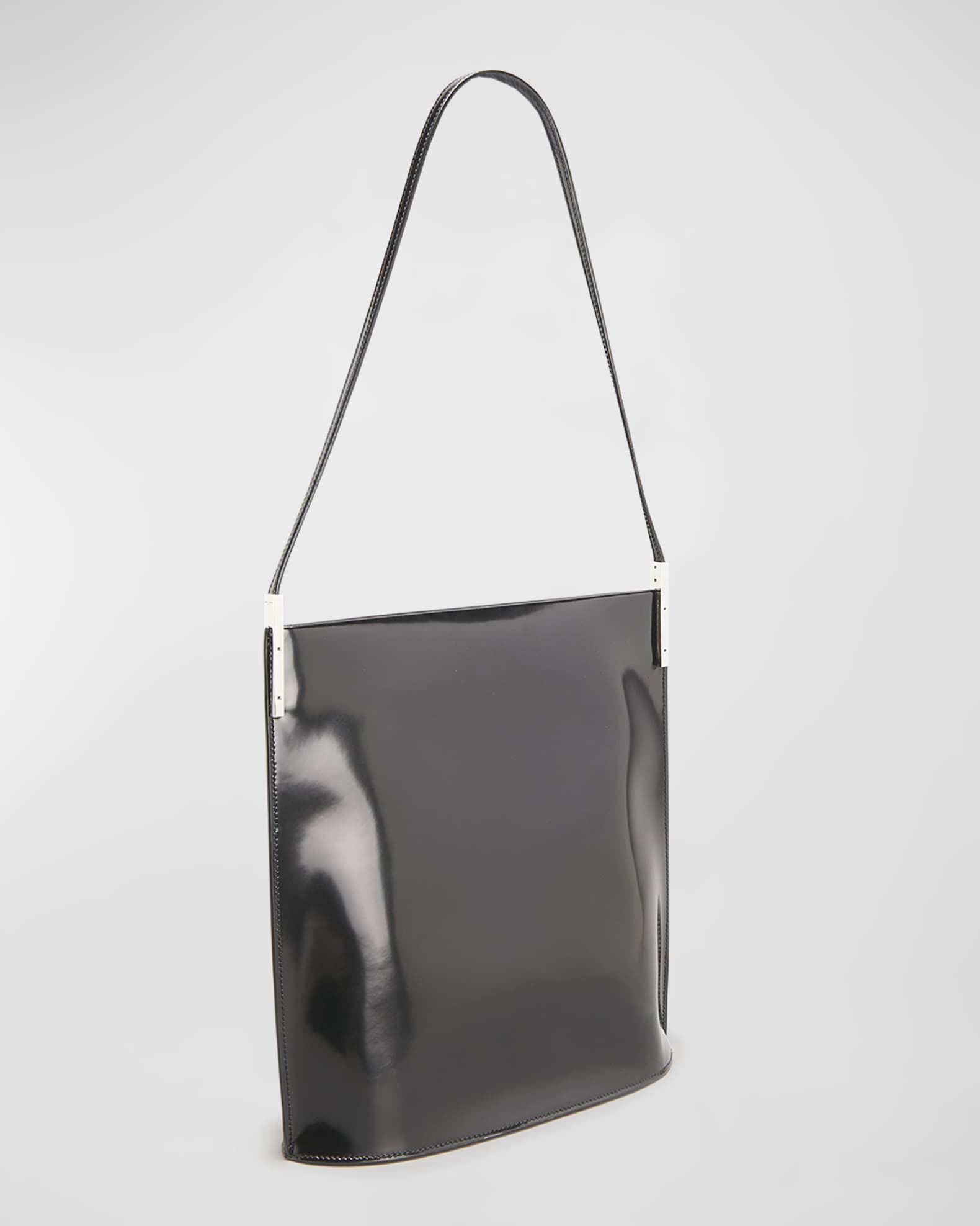 Saint Laurent Suzanne Large Shoulder Bag in Patent Leather | Neiman Marcus