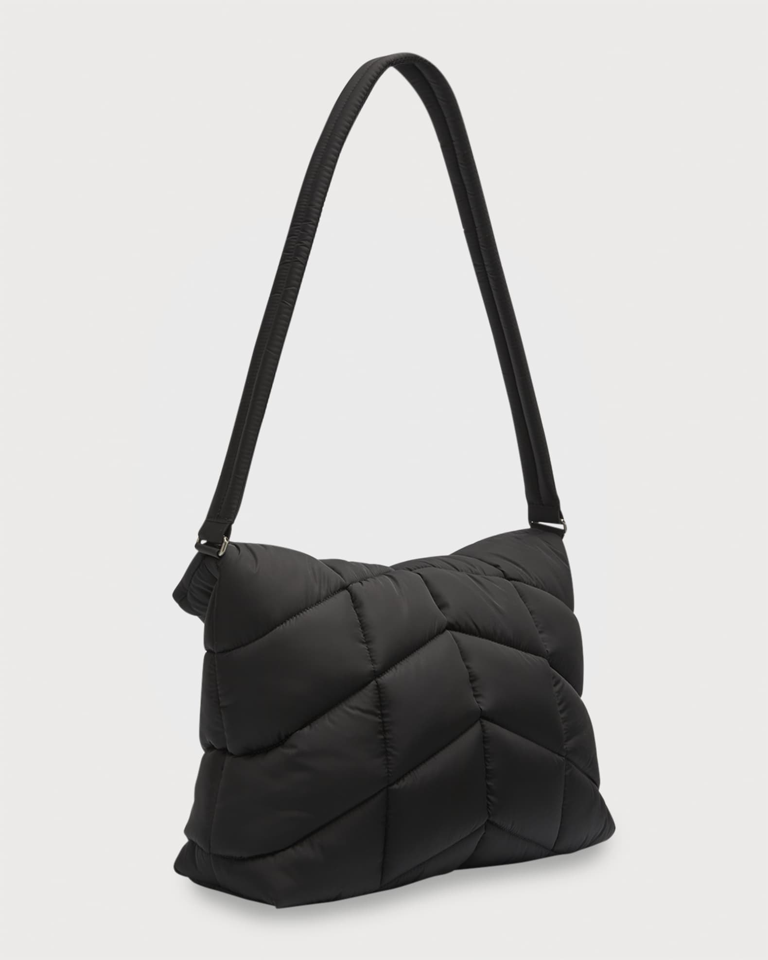 Saint Laurent Lou Puffer Small YSL Crossbody Bag in Quilted Nylon Neiman Marcus