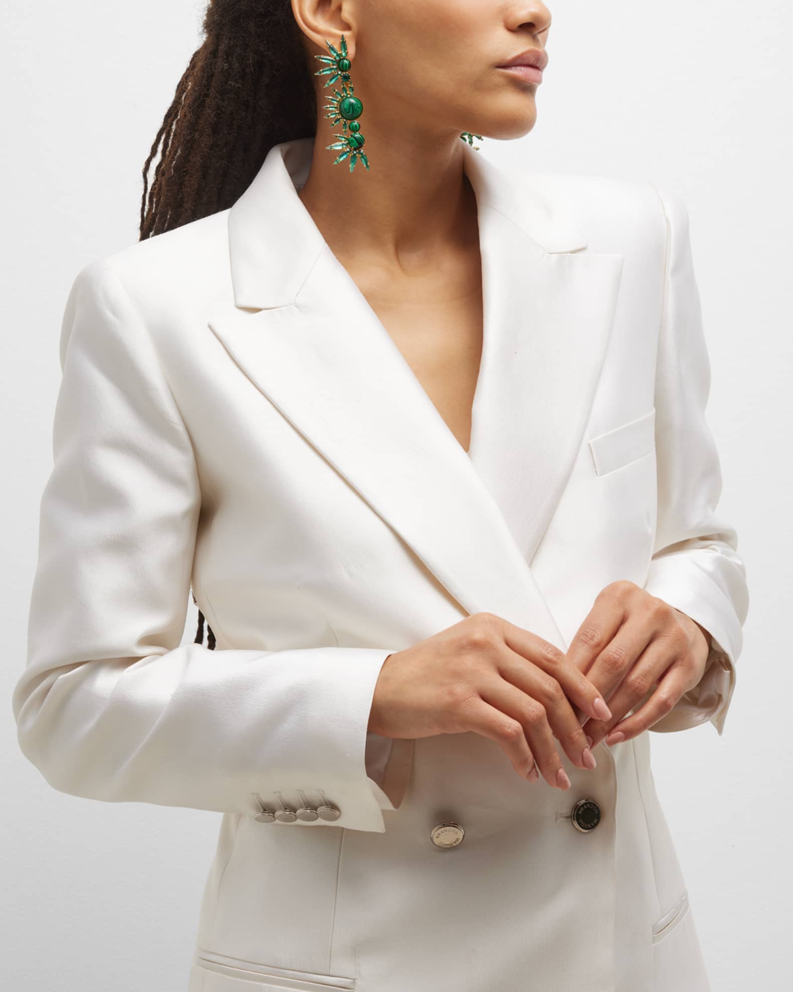 CORNELIA WEBB Gold-Plated Crystal Earrings in Metallic | endource
