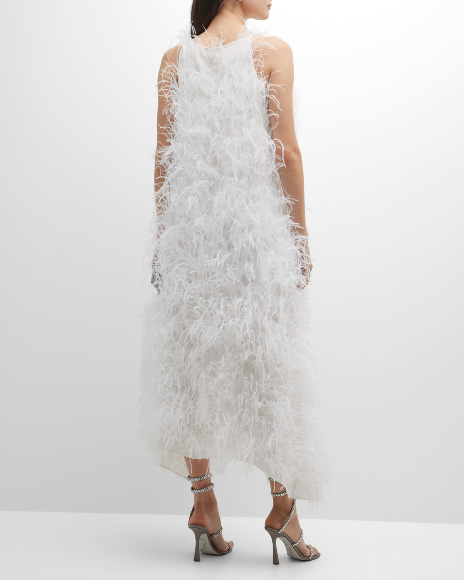 Cult Gaia Emi Feather Embellished Mini Dress | Neiman Marcus