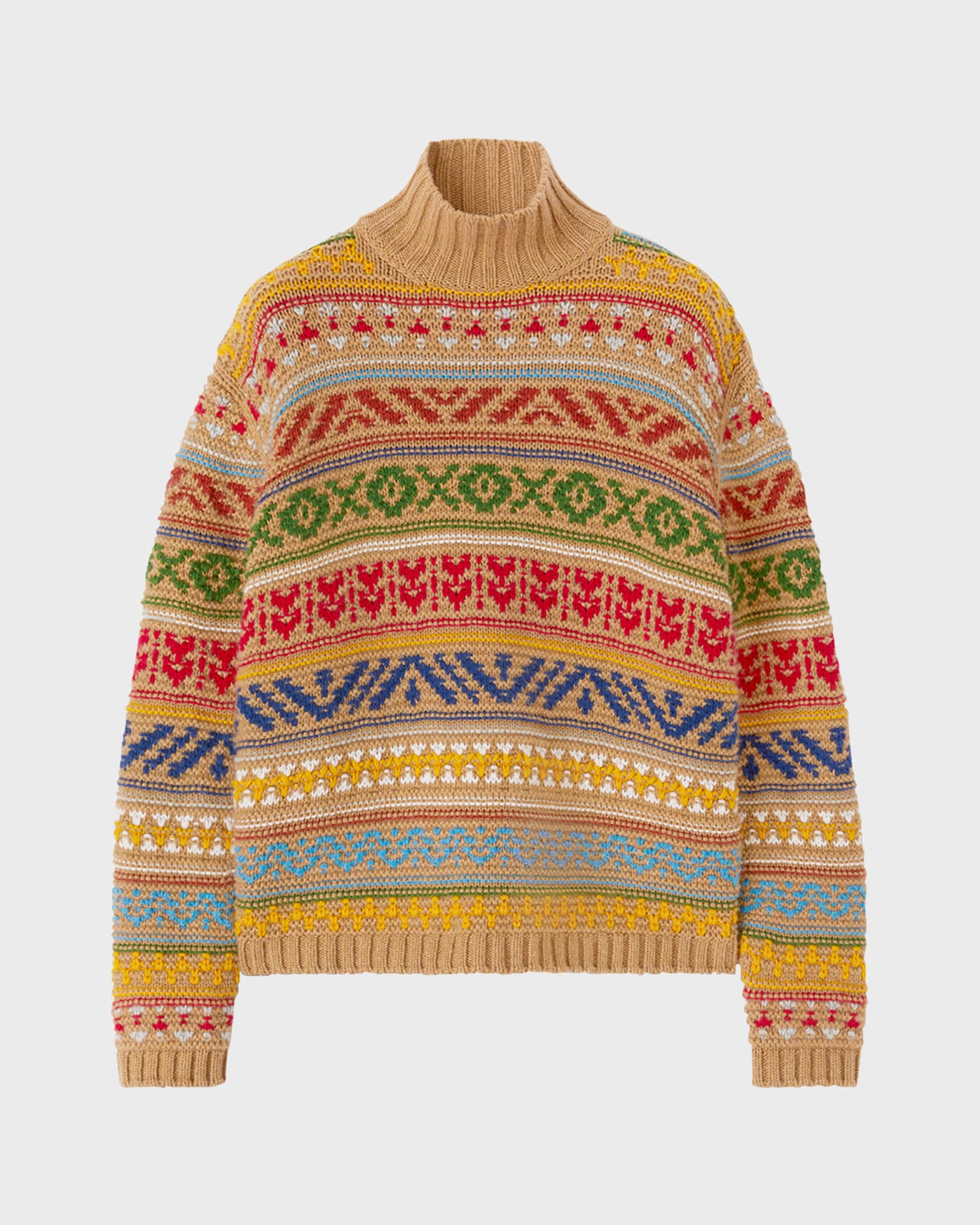 Loro Piana Bernina High-Neck Cashmere Sweater | Neiman Marcus