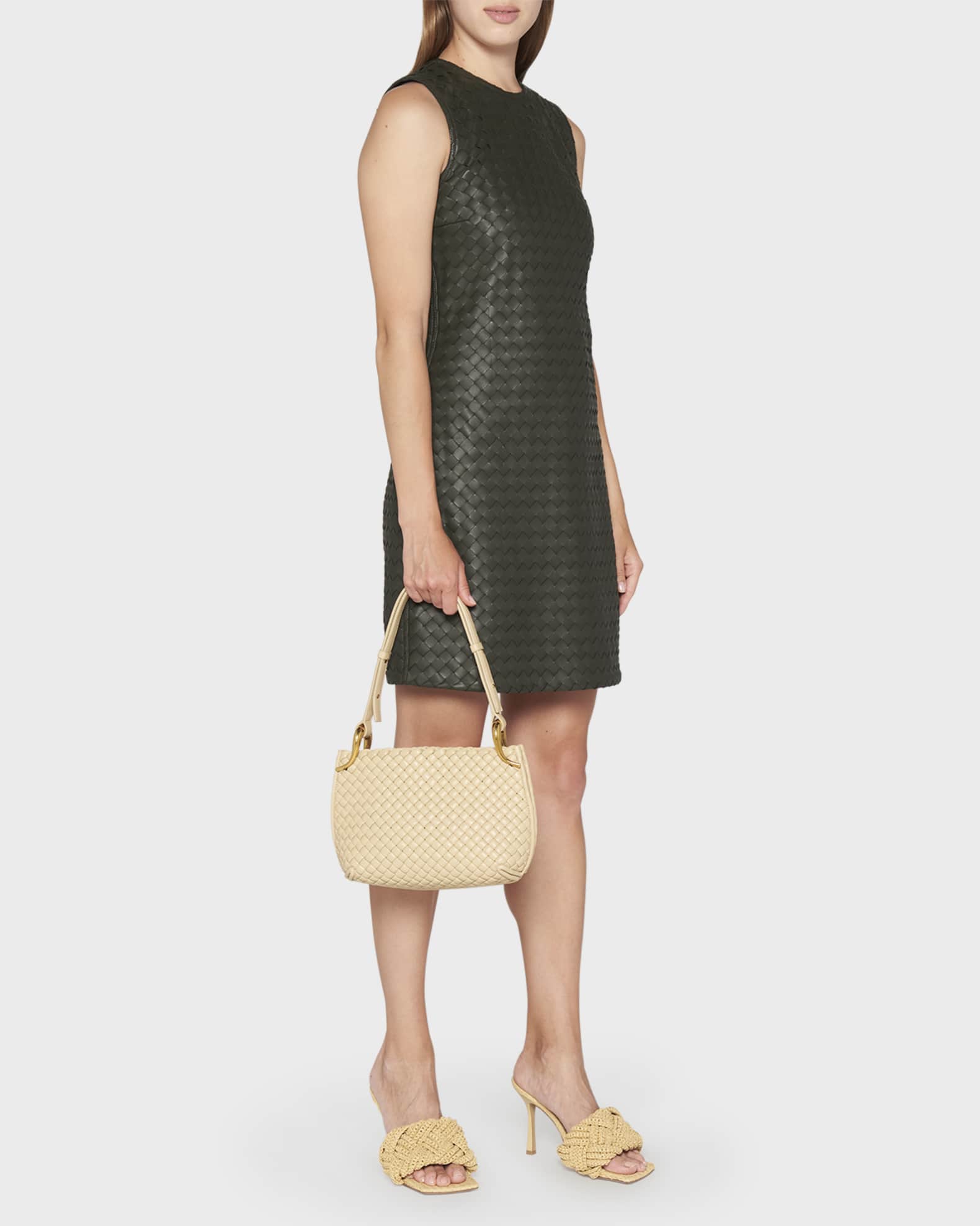 Pipe small Intrecciato-leather shoulder bag | Bottega Veneta