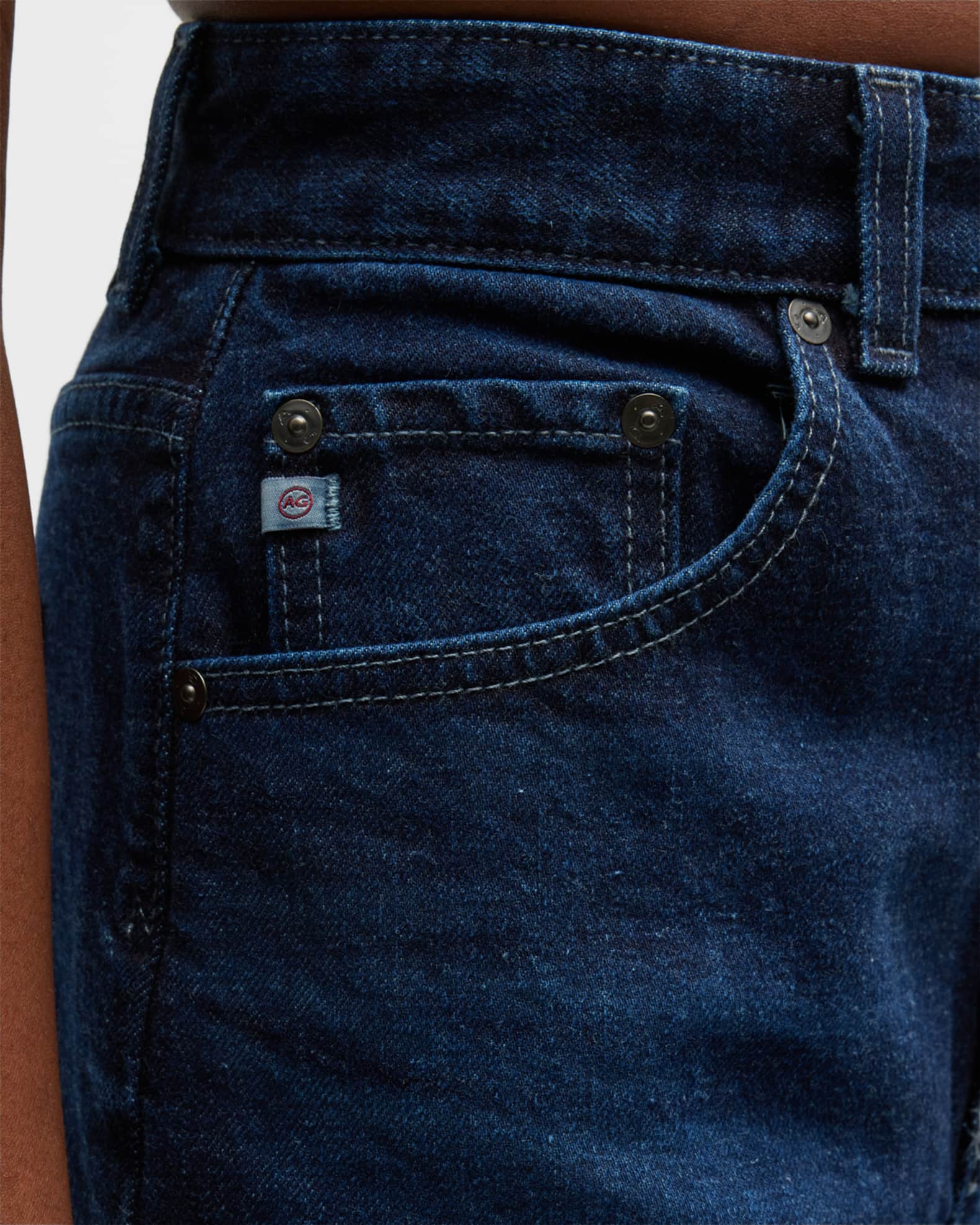 AG Jeans Deven Ultra High Rise WideLeg Jeans Neiman Marcus