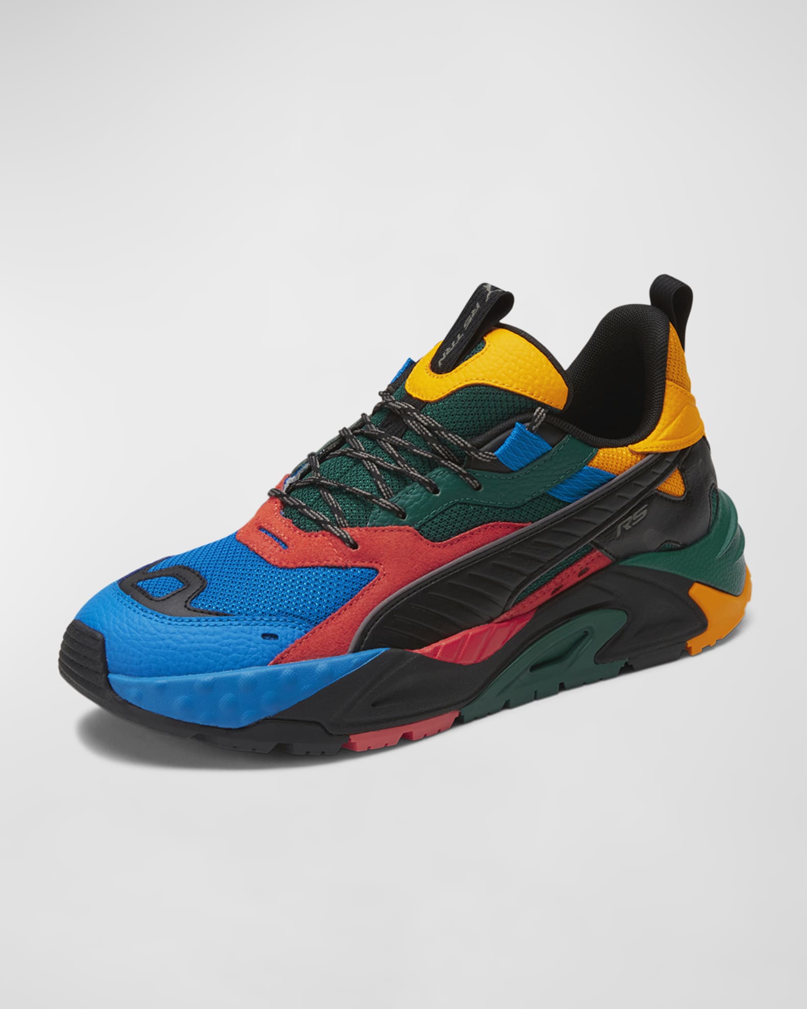Puma Men's RS-Trek Color Block Low-Top Sneakers | Neiman Marcus