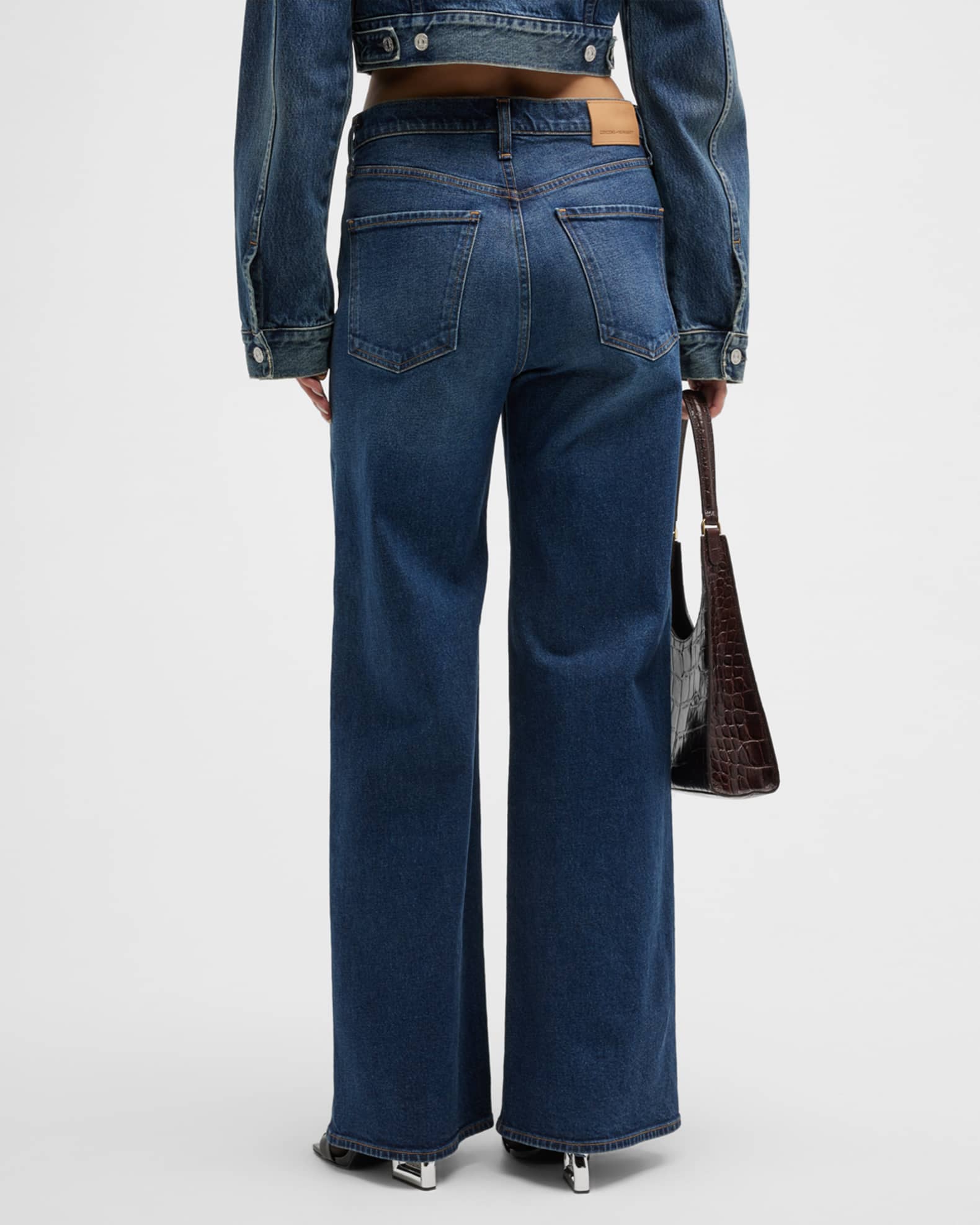 Citizens of Humanity Paloma High Rise Baggy Wide Jeans | Neiman Marcus