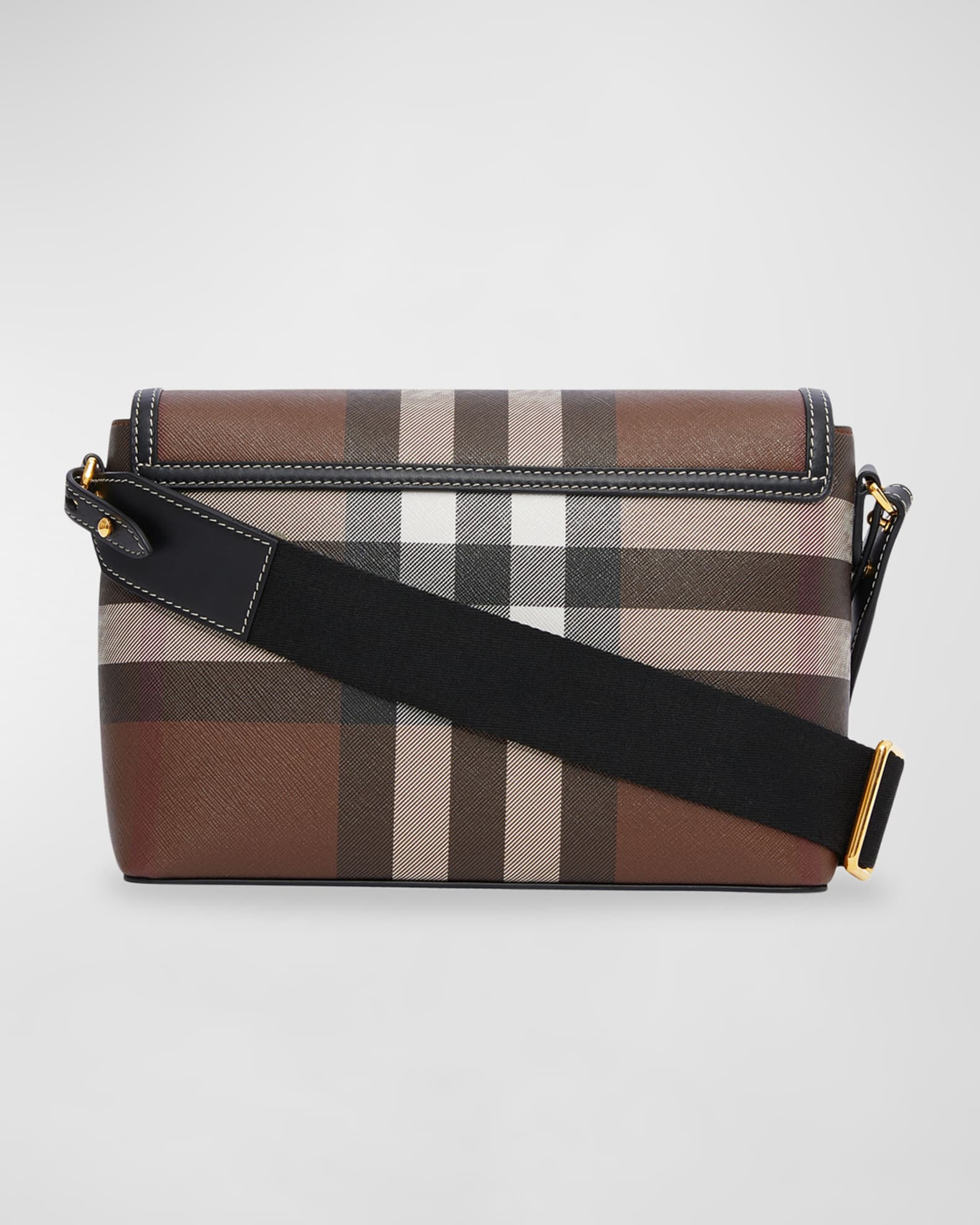 Burberry Note Giant Check E Canvas Crossbody Bag Neiman Marcus