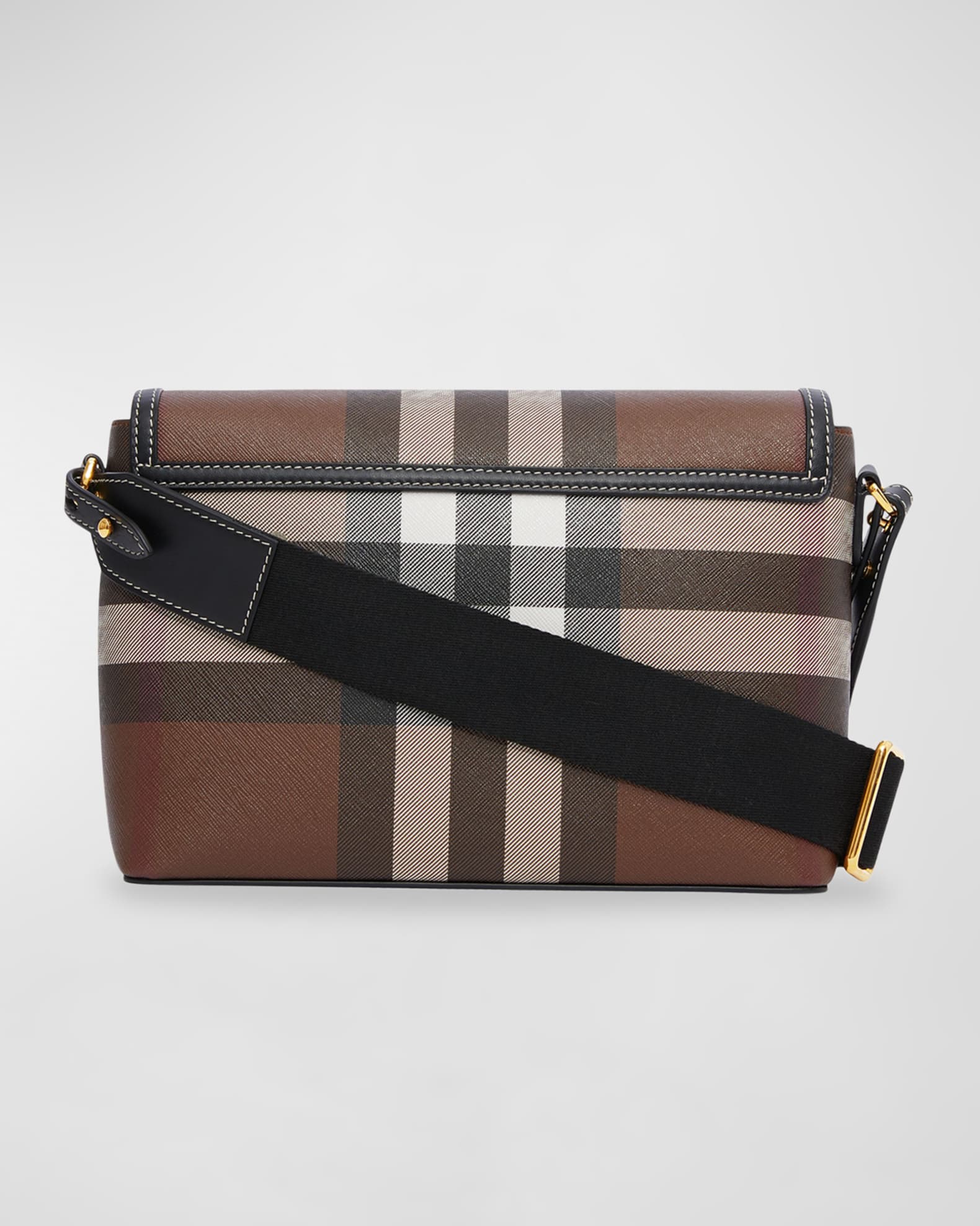 BURBERRY E-Canvas Giant Check Oscar Crossbody Dark Birch 1184704