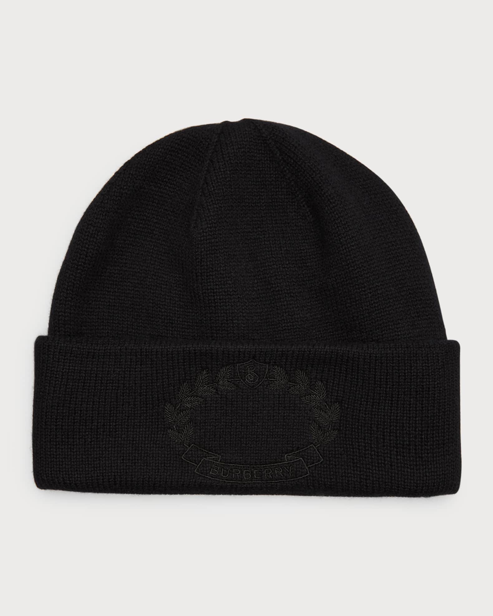 Louis Vuitton Knit Cap Hat Beanie BONNET SKI Cashmere Gray Black