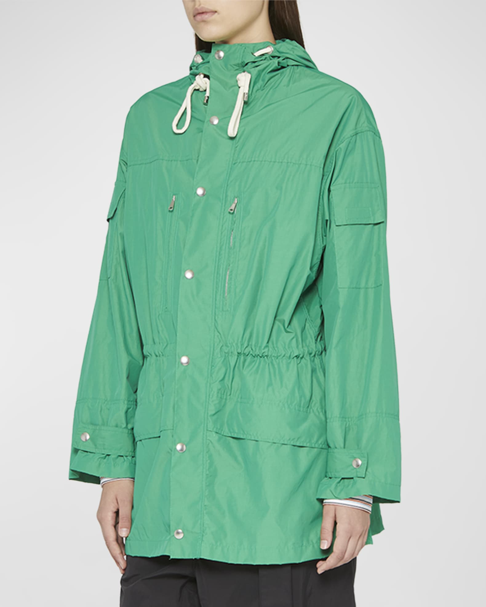 Plan C Hooded Rain Jacket | Neiman Marcus