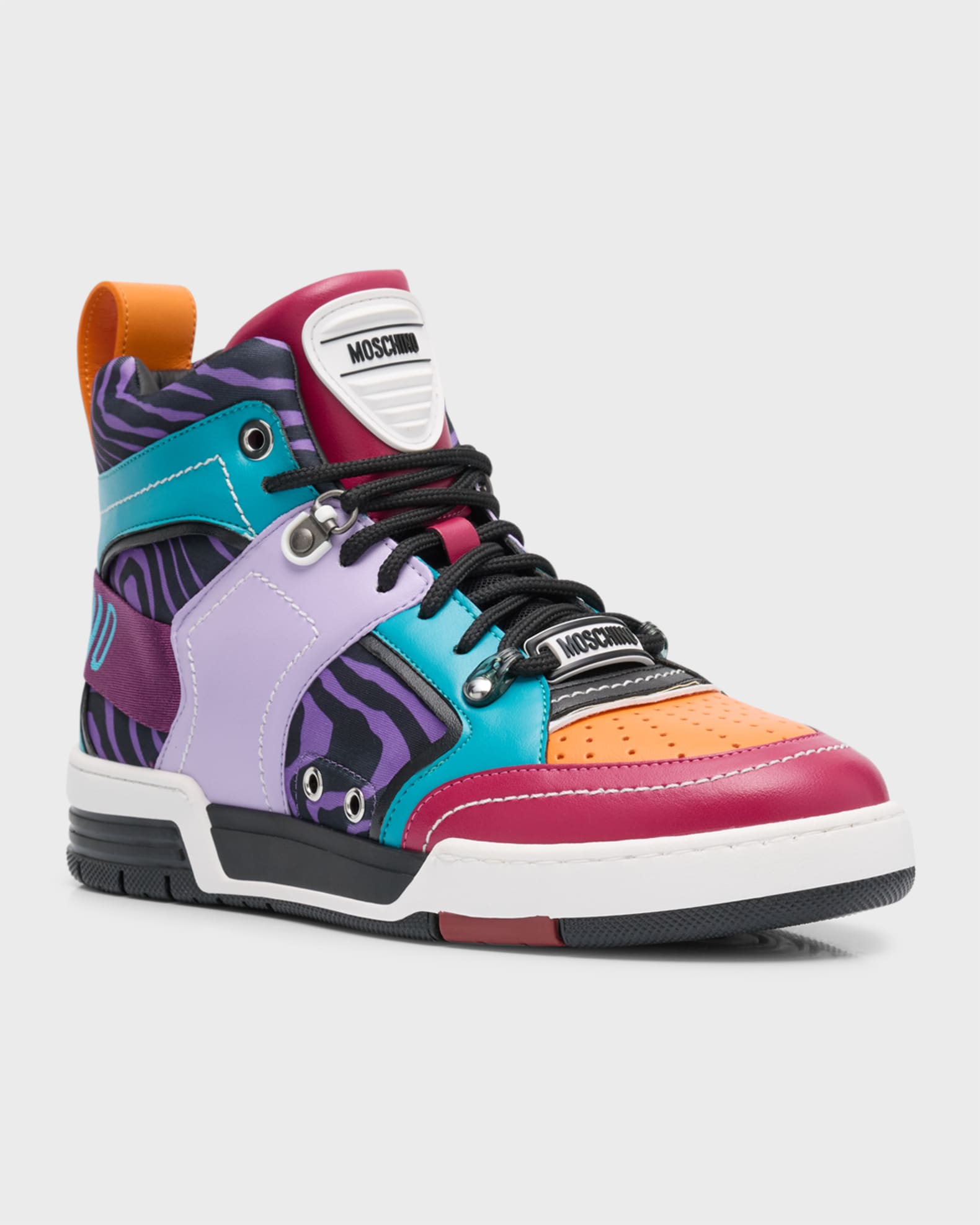 Colorful high top sneakers clearance