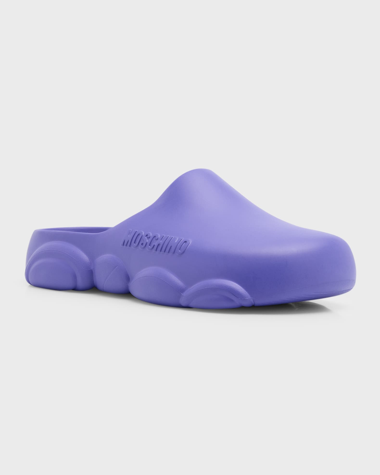 Moschino Men's Teddy-Sole Slide Sandals | Neiman Marcus