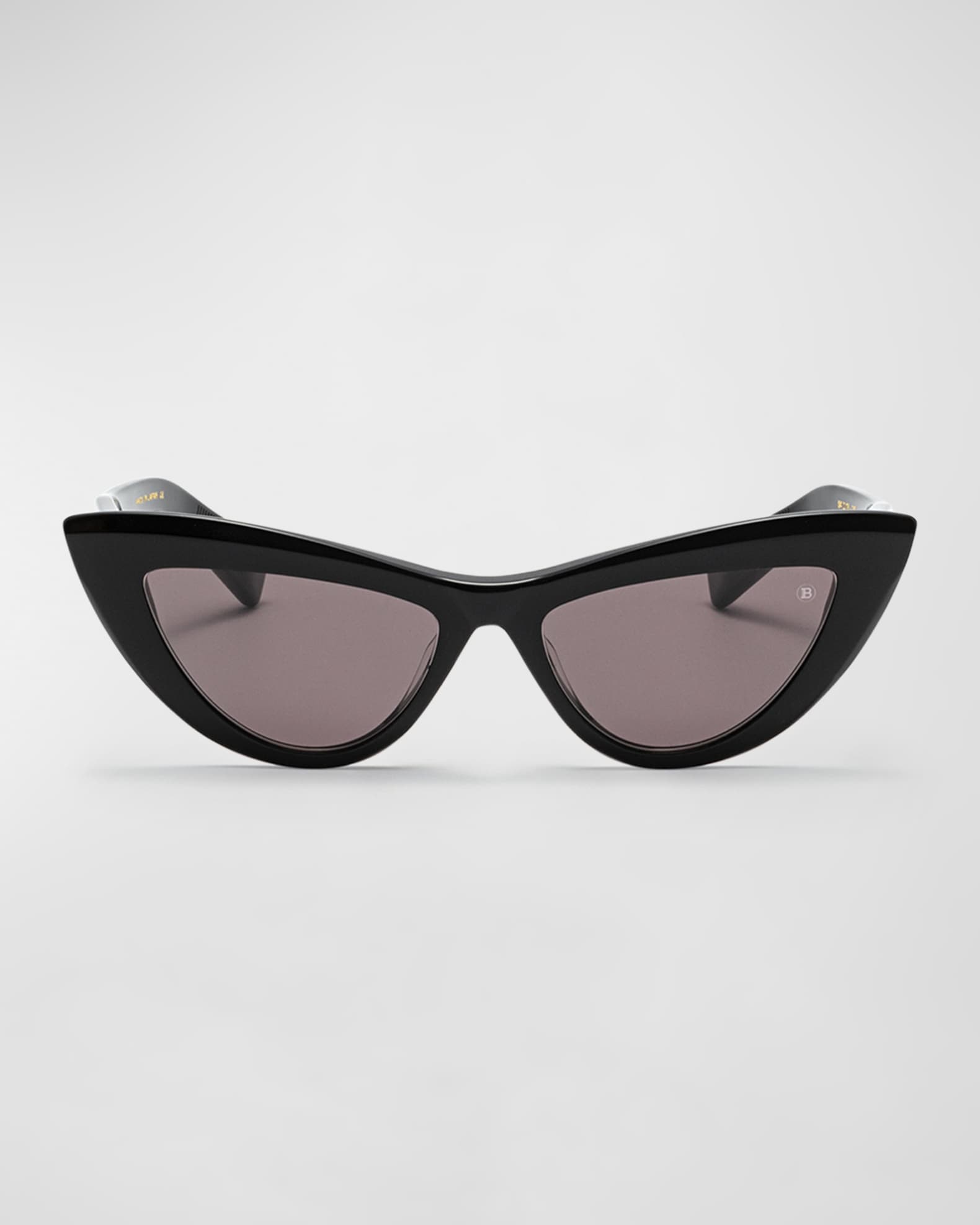 Monogram Cat-Eye Sunglasses, BLACK