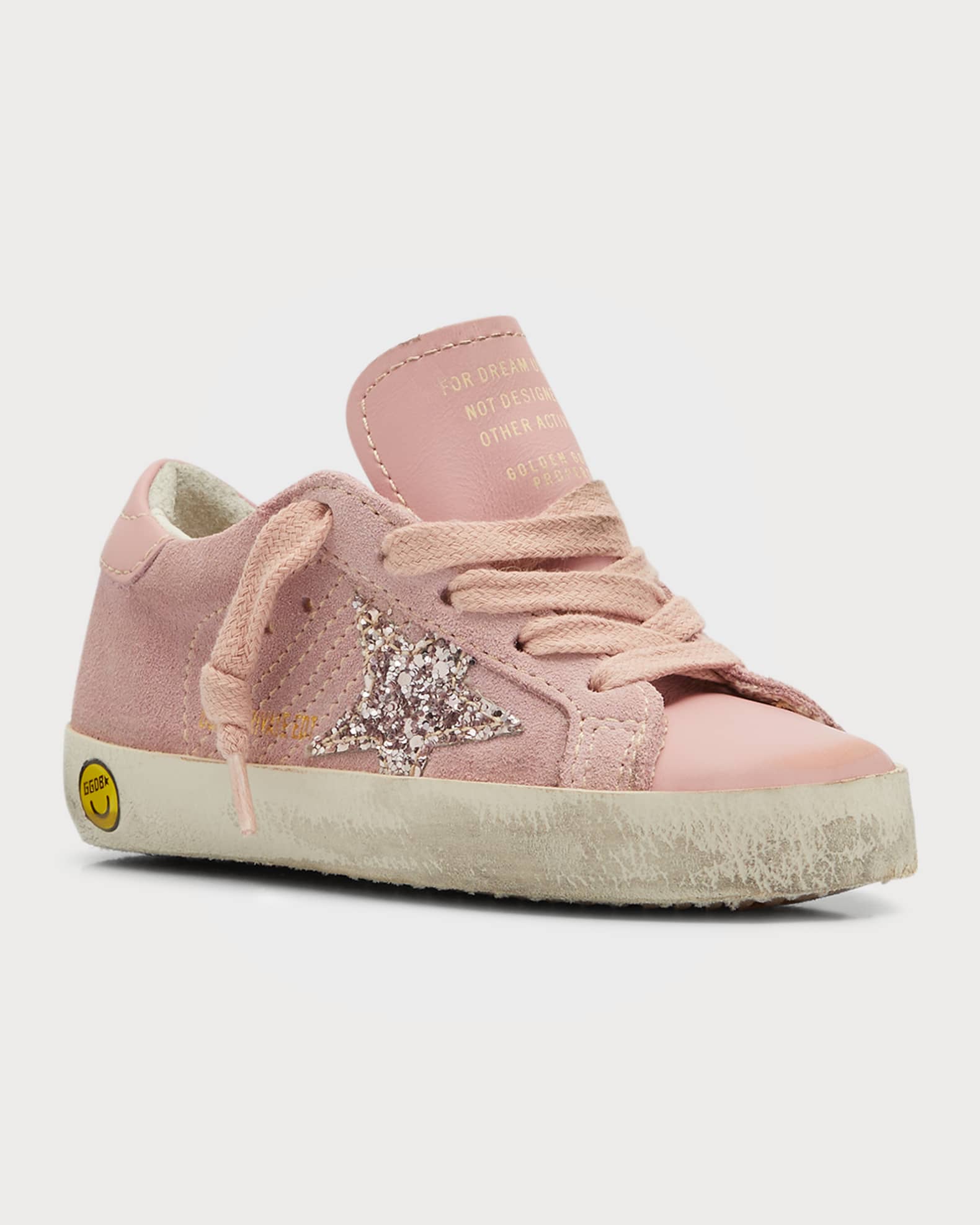 Girl's Crystal Leather Low-Top Sneakers, Babies/Toddlers 1