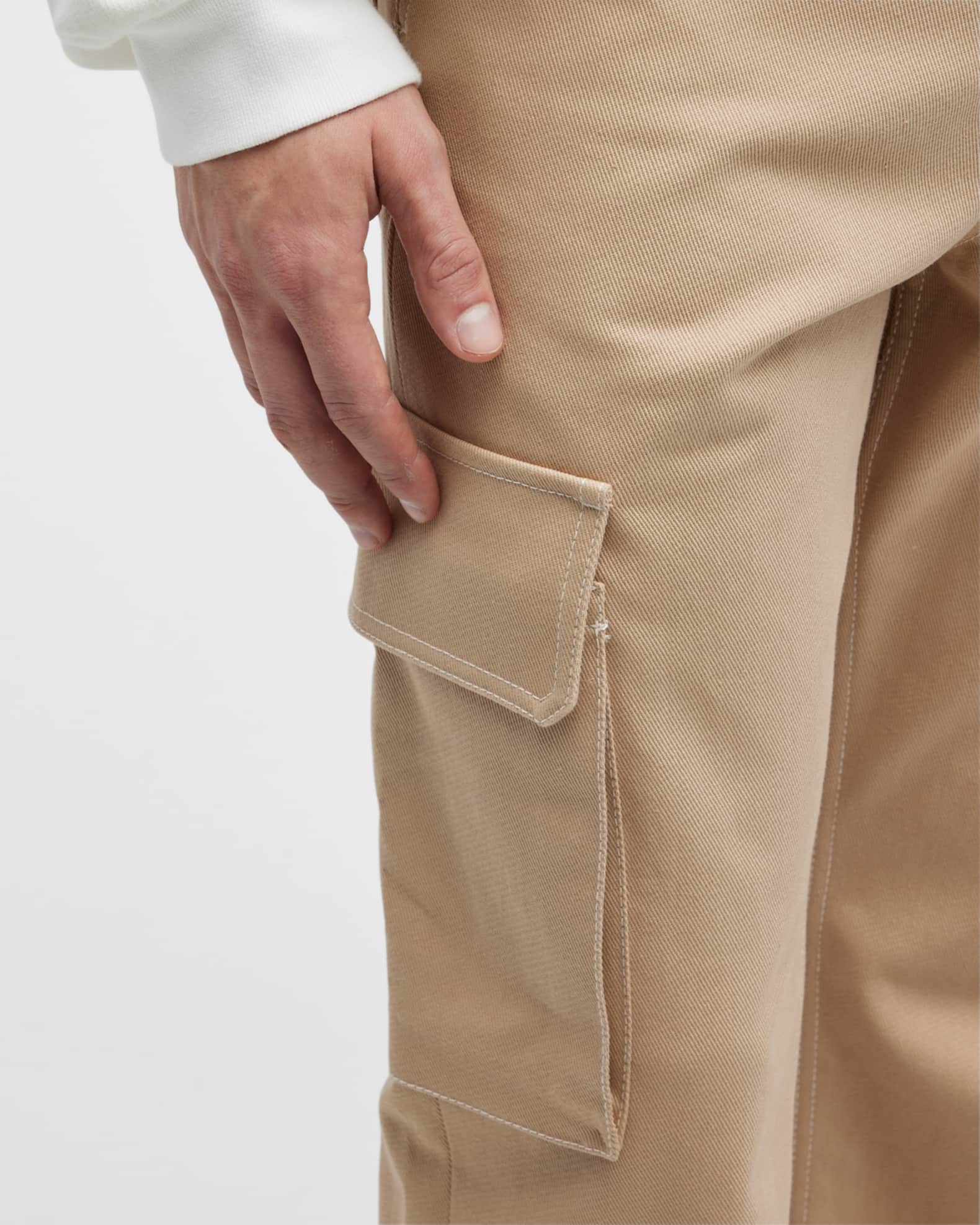 Marni Men's Cotton Cargo Pants Neiman Marcus