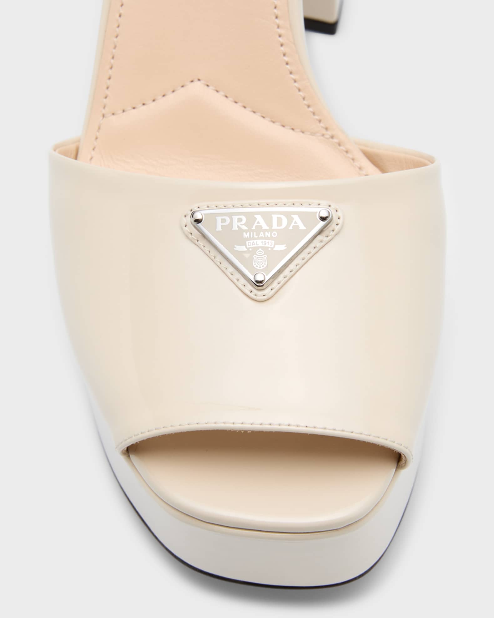 Prada Ankle Strap Platform Sandals Neiman Marcus