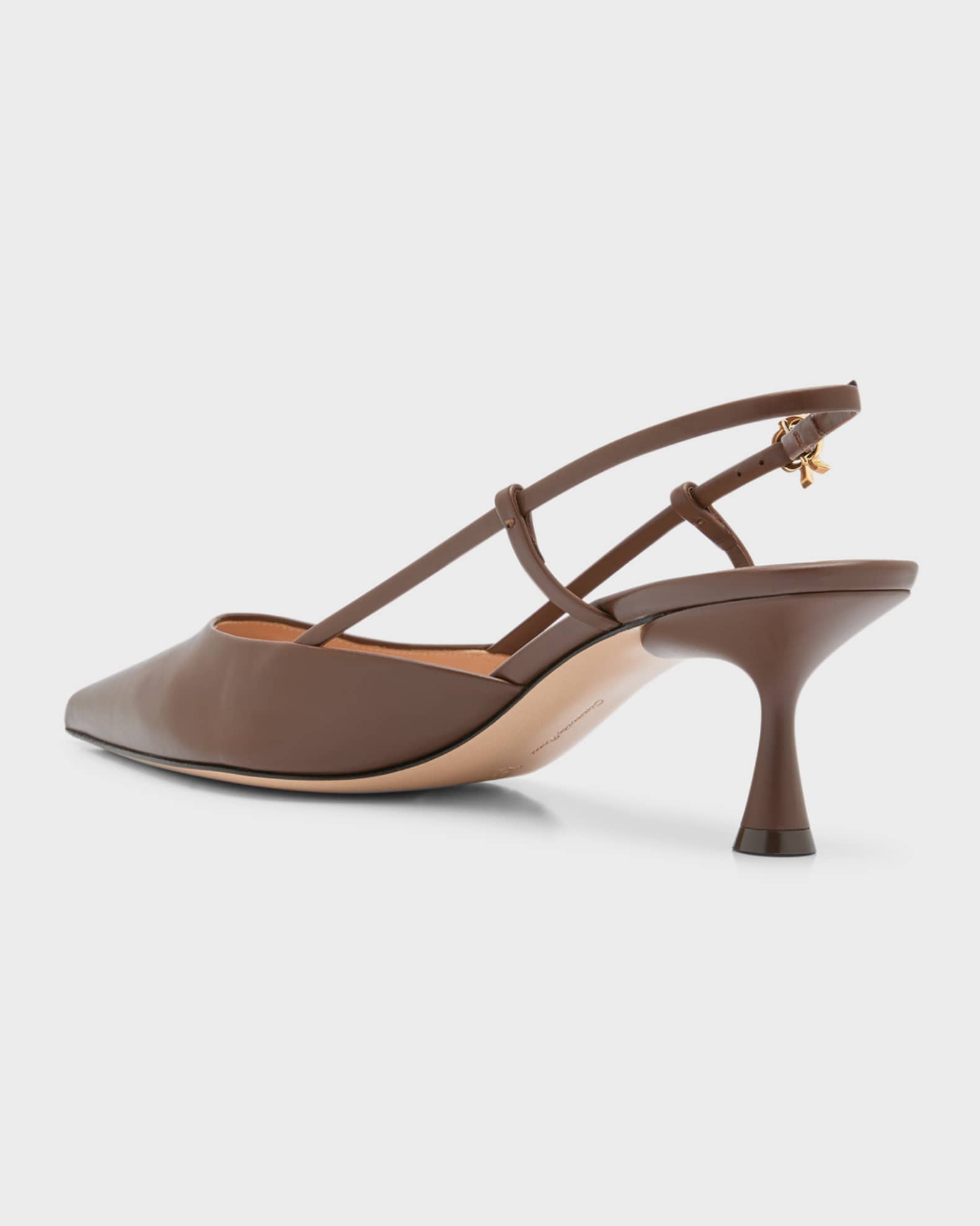 サンダル・ミュール Gianvito Rossi \"Ascent 55\" slingback (G95332 55LACBLACK) Slingback ASCENT 55 | Gianvito Rossi