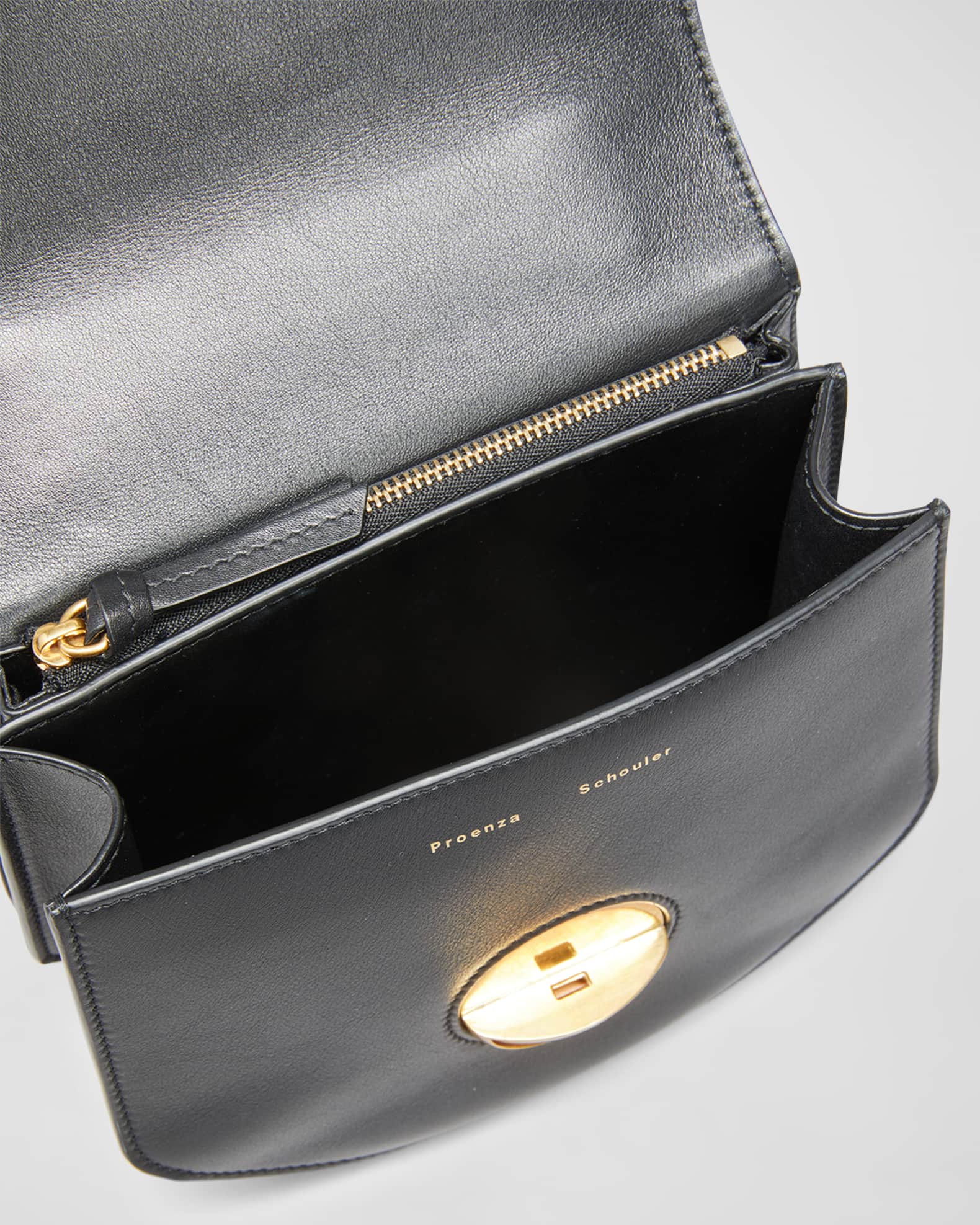 Proenza Schouler Dia Mini Round Leather Crossbody Bag | Neiman Marcus