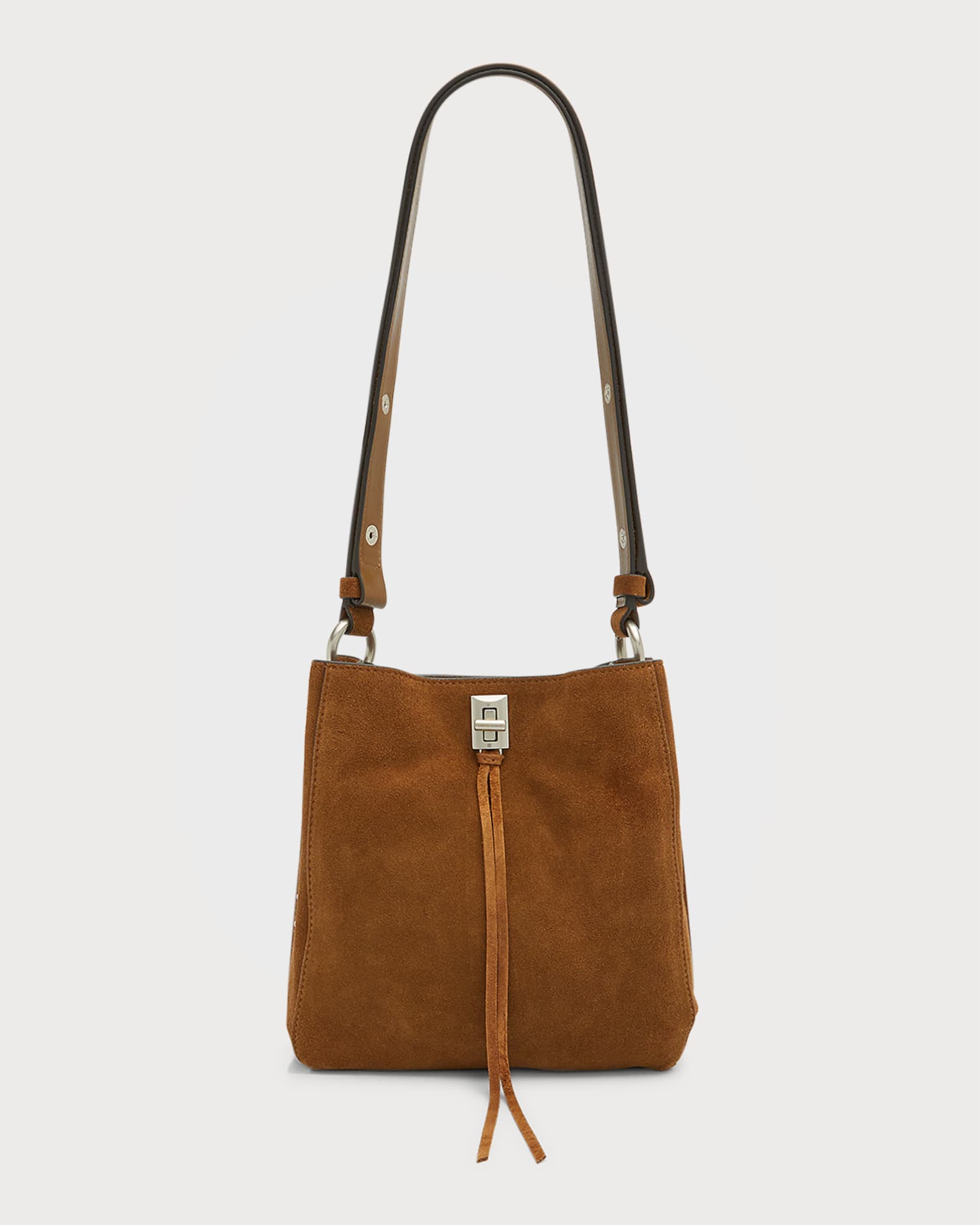 Rebecca Minkoff Darren Small Studded Suede Shoulder Bag Neiman Marcus