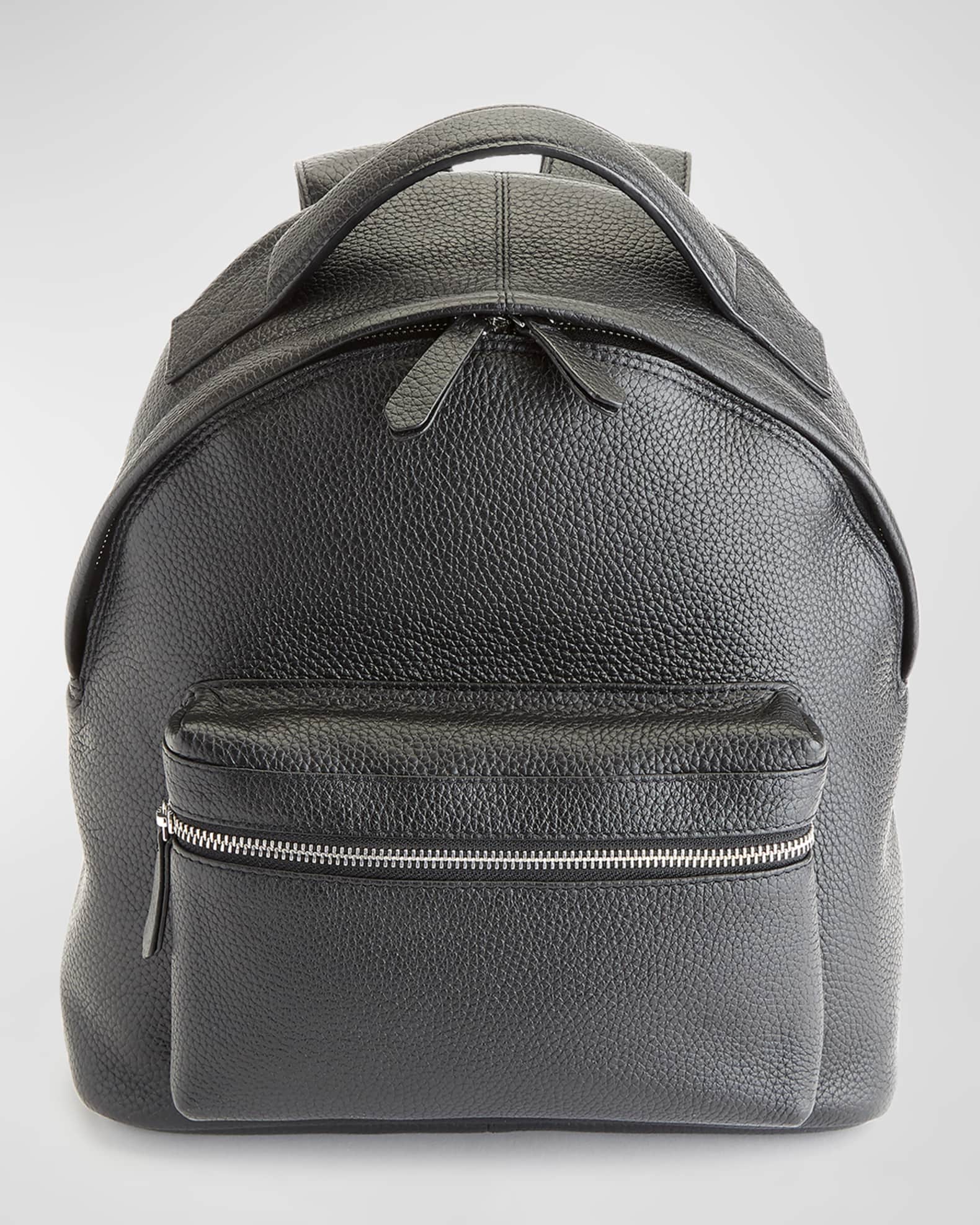 Personalized Leather Travel Backpack 0